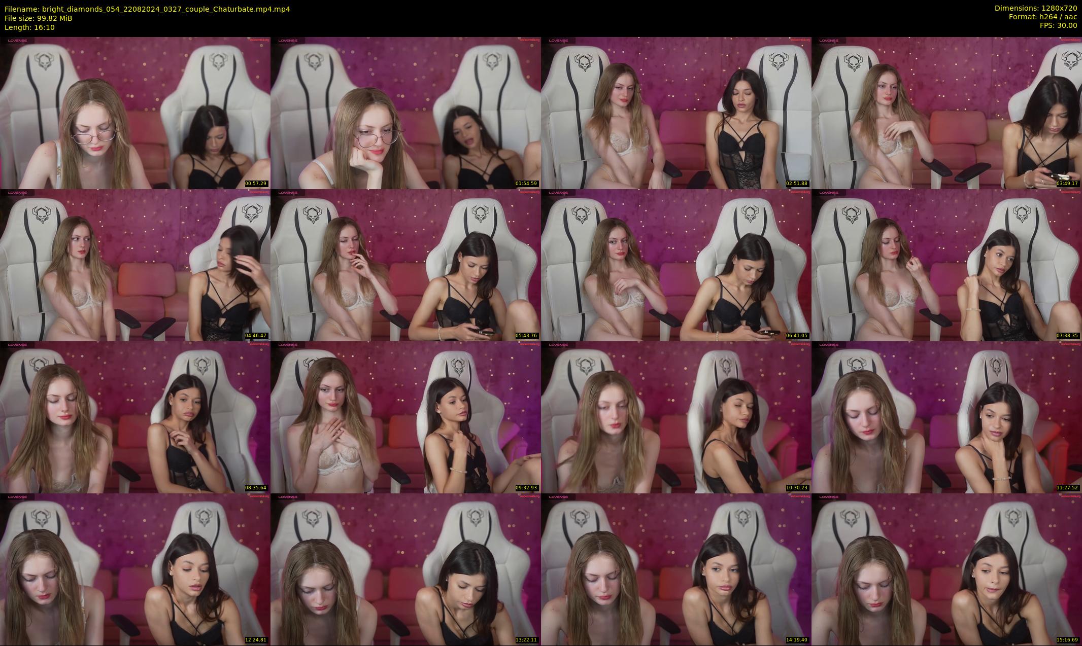 bright_diamonds_054 — 17 minute Chaturbate couple cam show recording, 720p, Aug 22, 2024