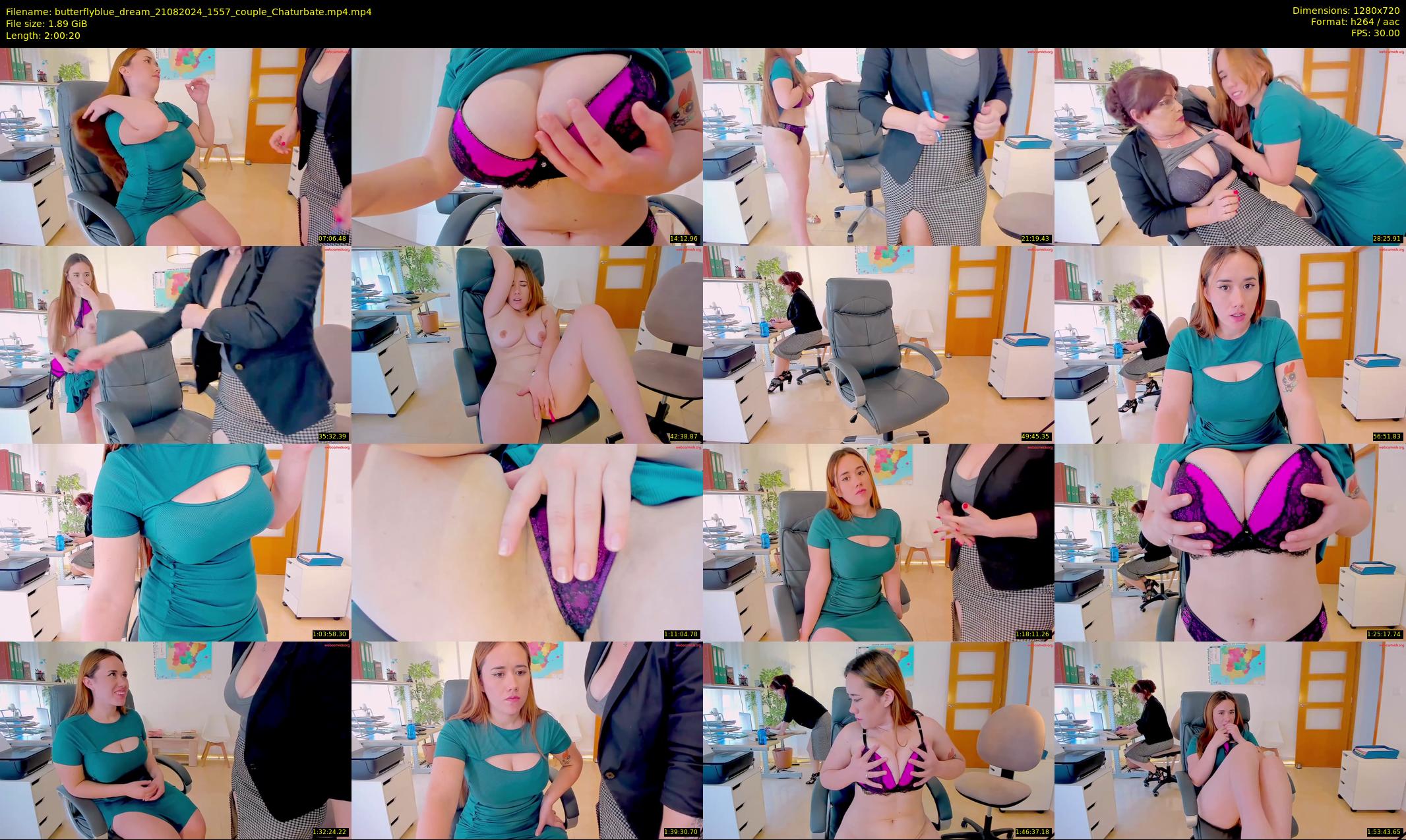 butterflyblue_dream — 121 minute Chaturbate couple cam show recording, 720p, Aug 21, 2024
