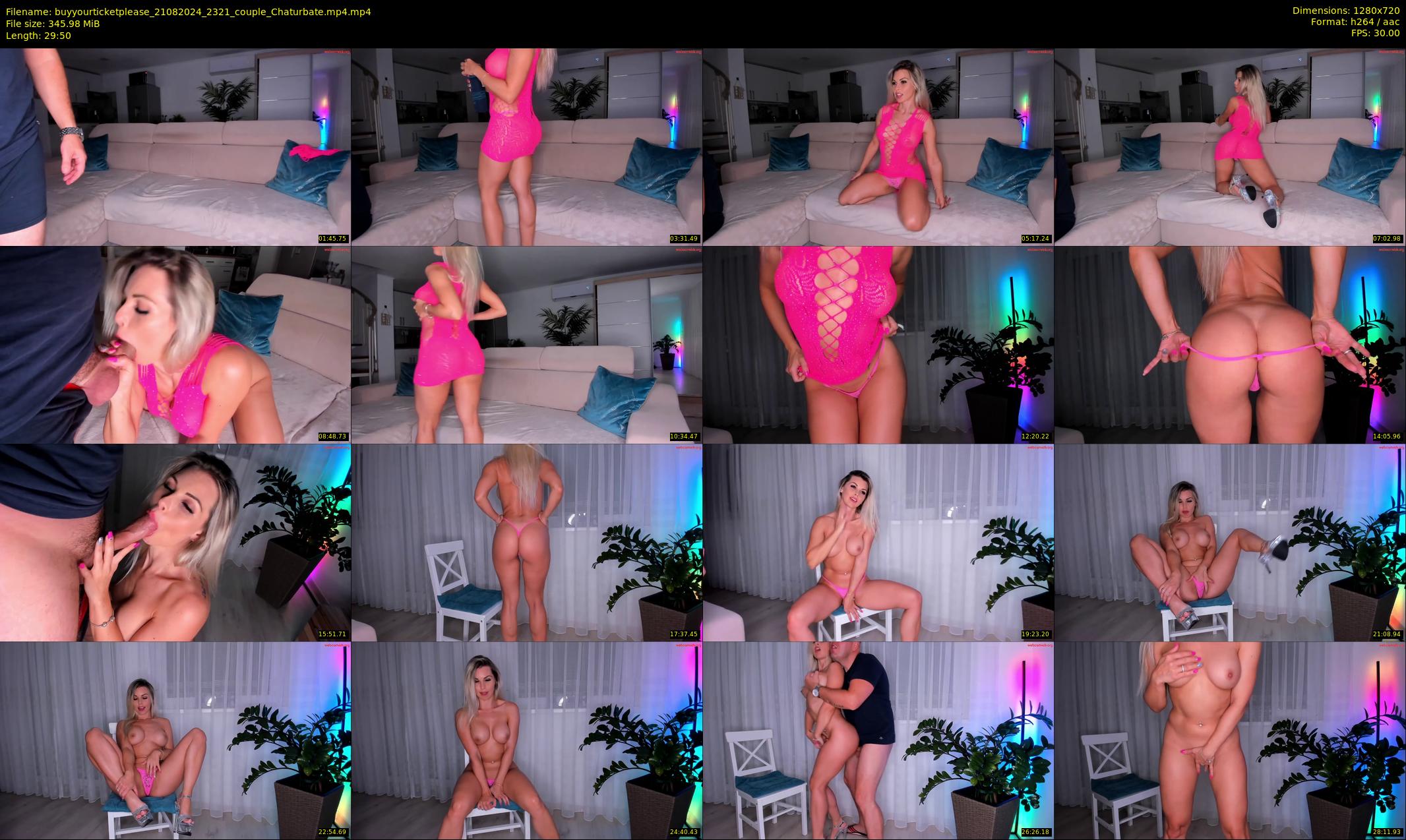 buyyourticketplease — 30 minute Chaturbate couple cam show recording, 720p, Aug 21, 2024