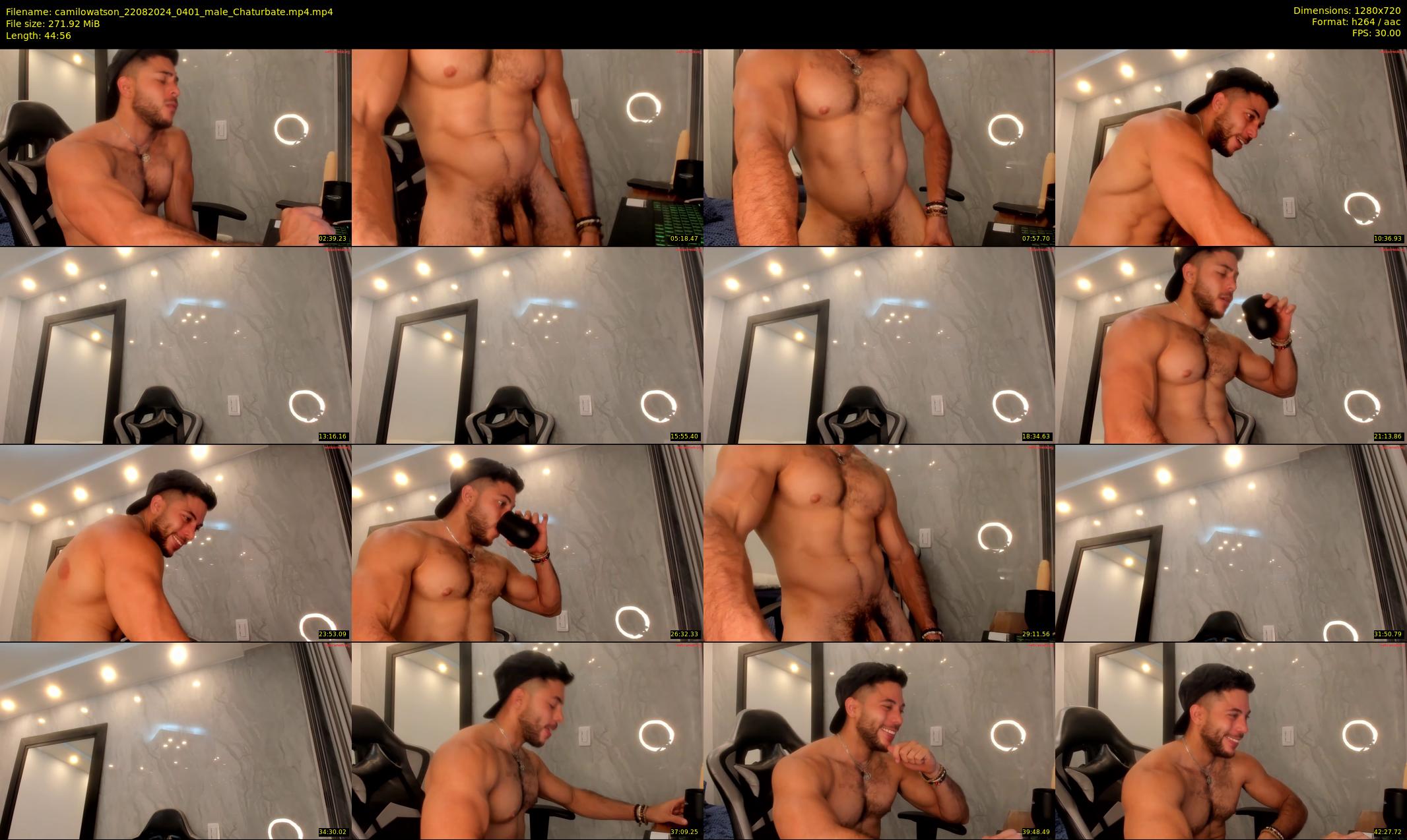 camilowatson — 45 minute Chaturbate male cam show recording, 720p, Aug 22, 2024