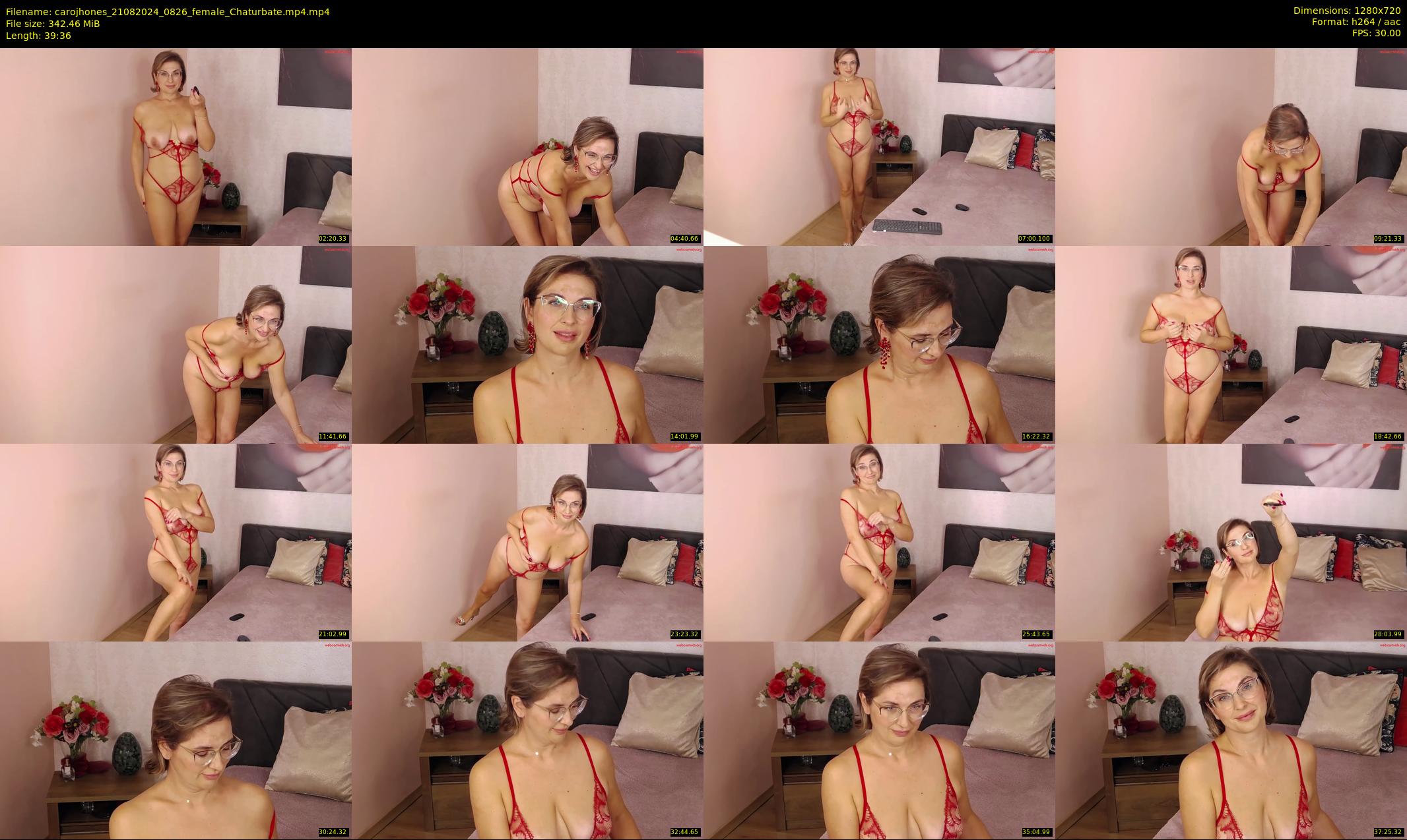 carojhones — 40 minute Chaturbate female cam show recording, 720p, Aug 21, 2024