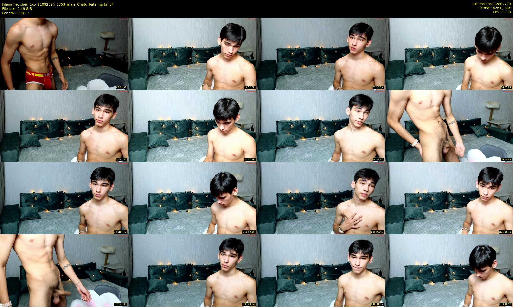 chem1ko — 121 minute Chaturbate male cam show recording, 720p, Aug 21, 2024