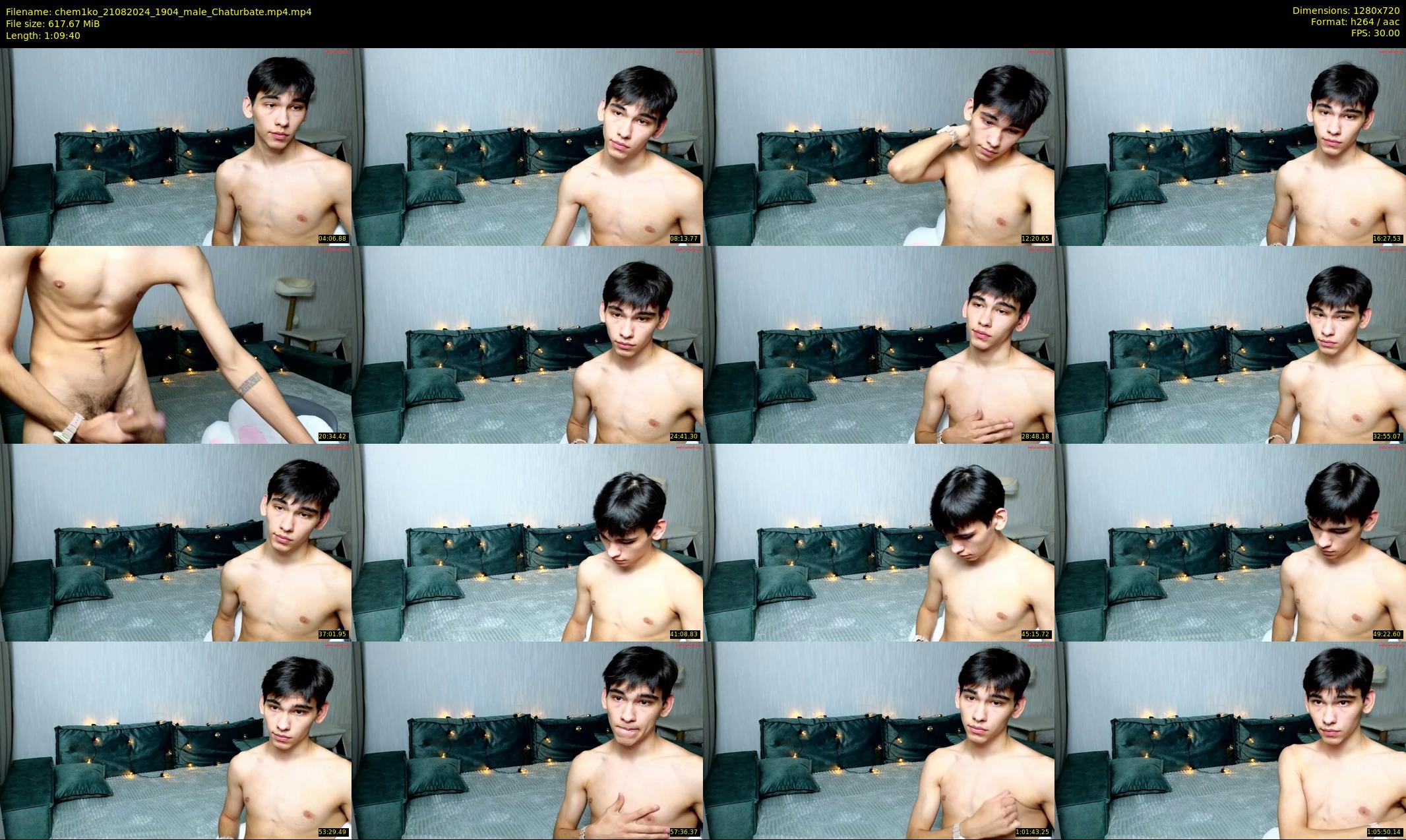 chem1ko — 70 minute Chaturbate male cam show recording, 720p, Aug 21, 2024