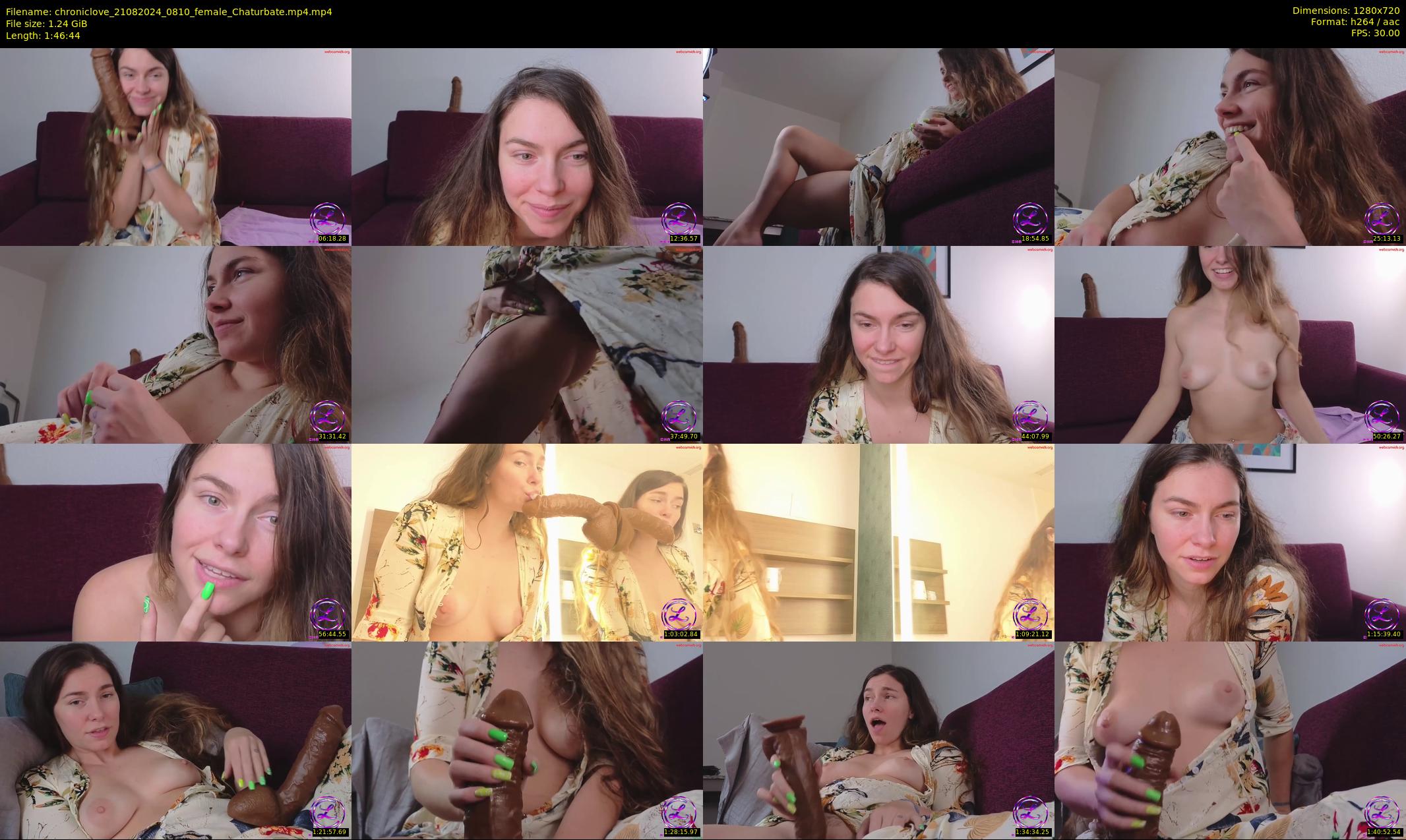 chroniclove — 107 minute Chaturbate female cam show recording, 720p, Aug 21, 2024