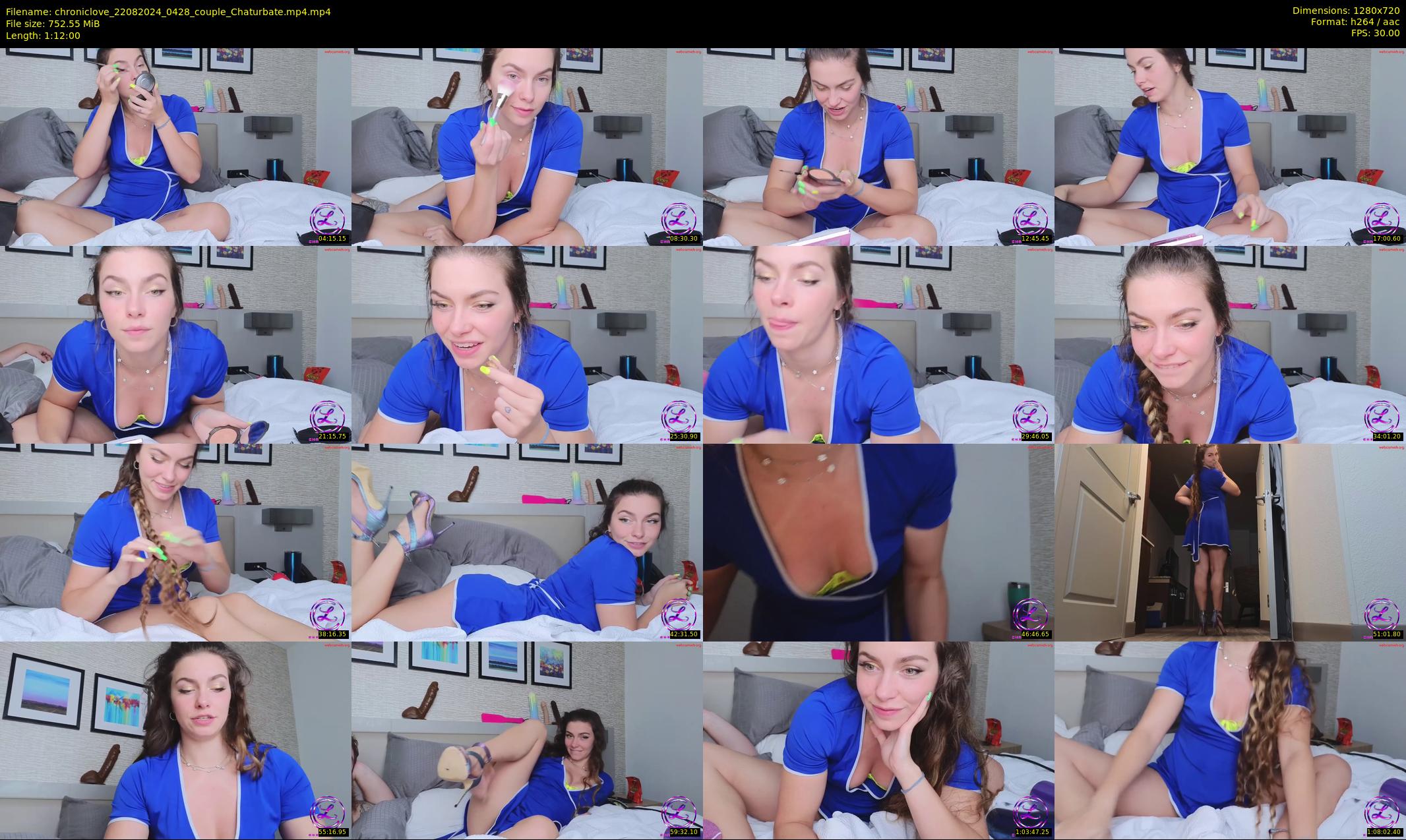 chroniclove — 72 minute Chaturbate female cam show recording, 720p, Aug 22, 2024