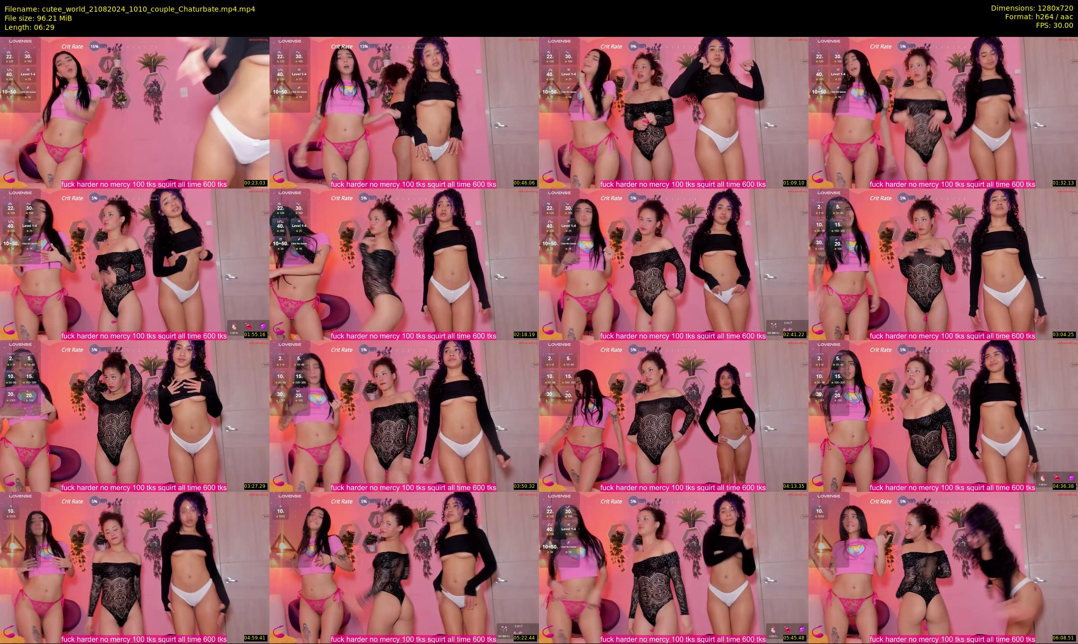 cutee_world — 7 minute Chaturbate female cam show recording, 720p, Aug 21, 2024