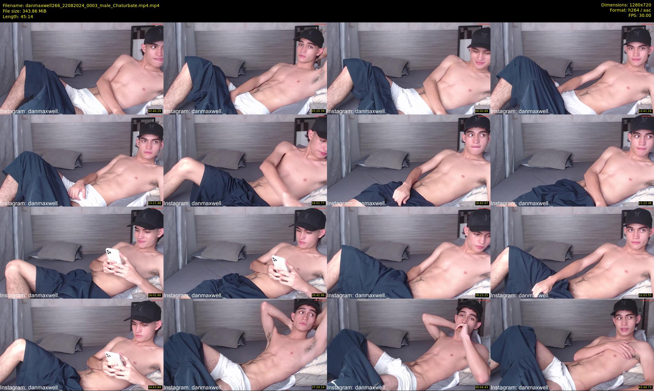 danmaxwell266 — 46 minute Chaturbate male cam show recording, 720p, Aug 22, 2024