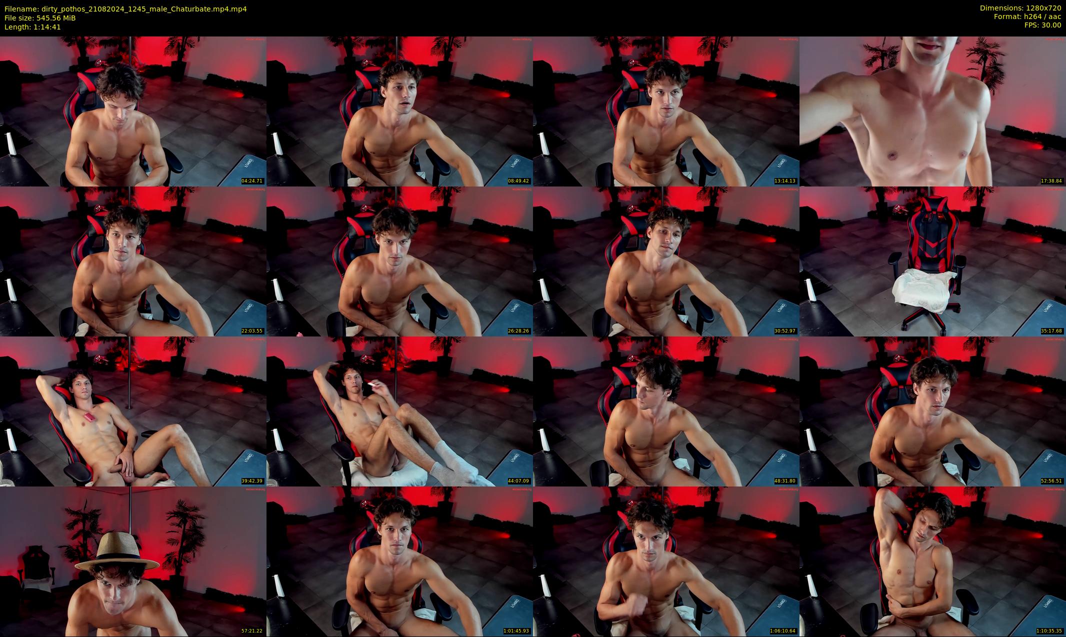 dirty_pothos — 75 minute Chaturbate male cam show recording, 720p, Aug 21, 2024