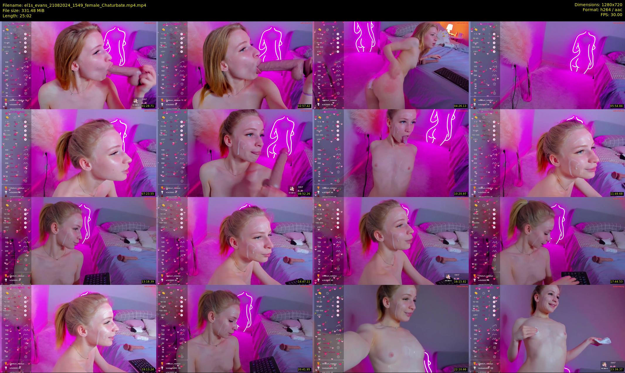 el1s_evans — 26 minute Chaturbate female cam show recording, 720p, Aug 21, 2024
