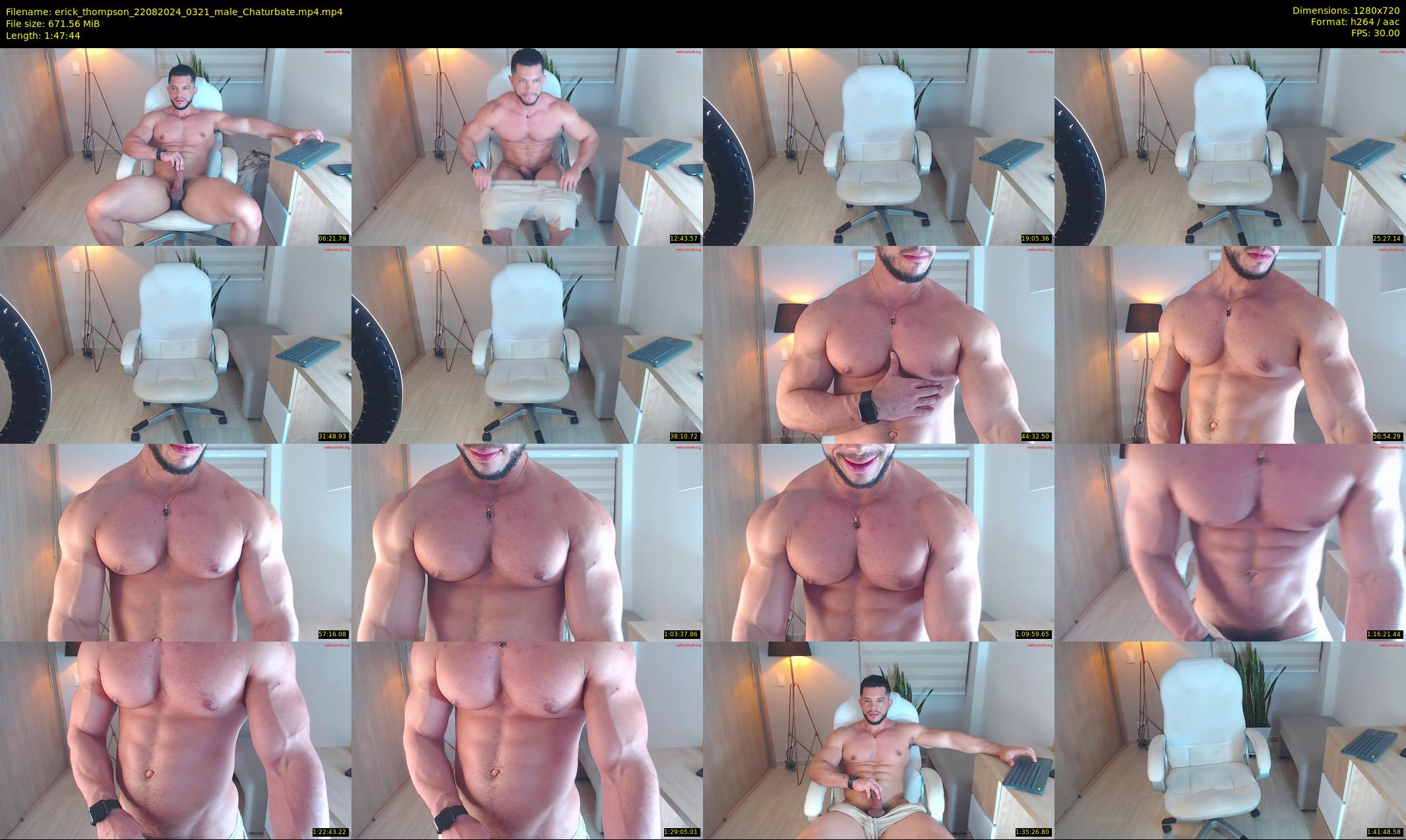 erick_thompson — 108 minute Chaturbate male cam show recording, 720p, Aug 22, 2024