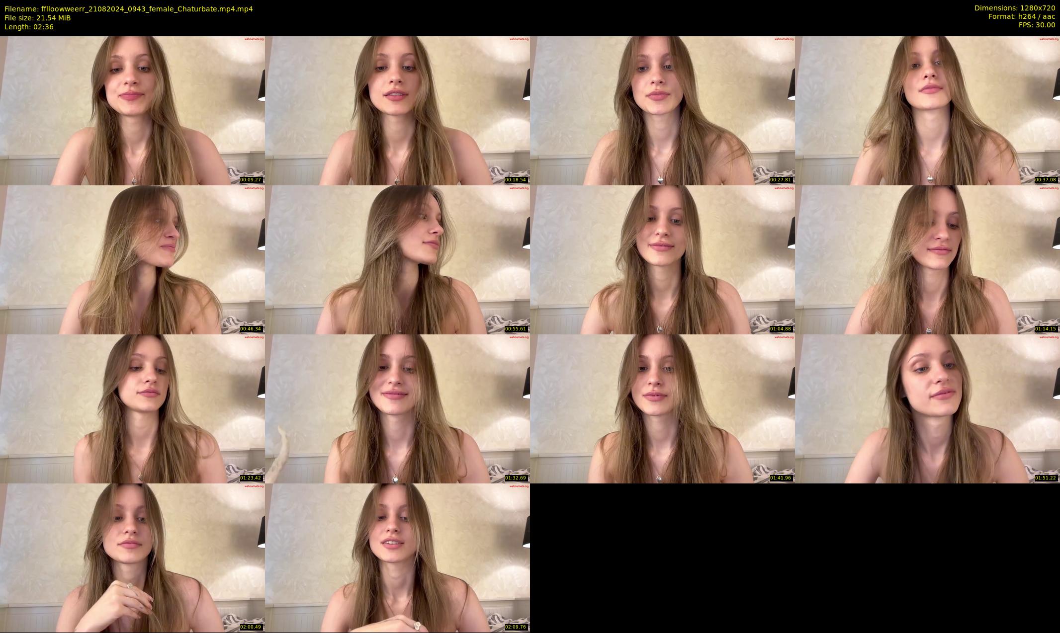 fflloowweerr — 3 minute Chaturbate couple cam show recording, 720p, Aug 21, 2024