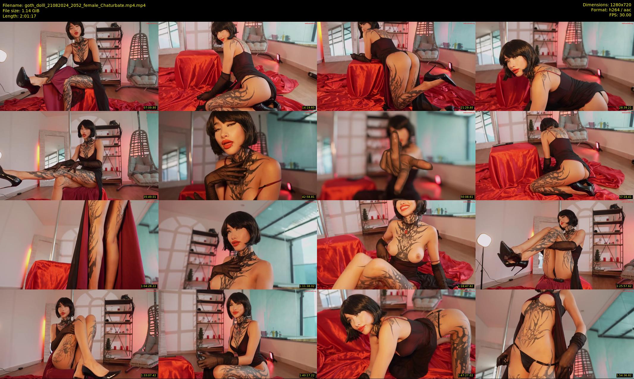 goth_dolll — 122 minute Chaturbate female cam show recording, 720p, Aug 21, 2024