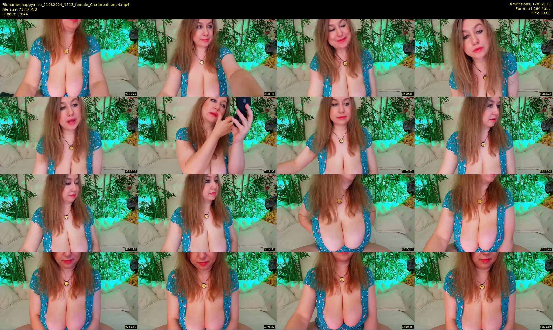 happyalice — 4 minute Chaturbate female cam show recording, 720p, Aug 21, 2024