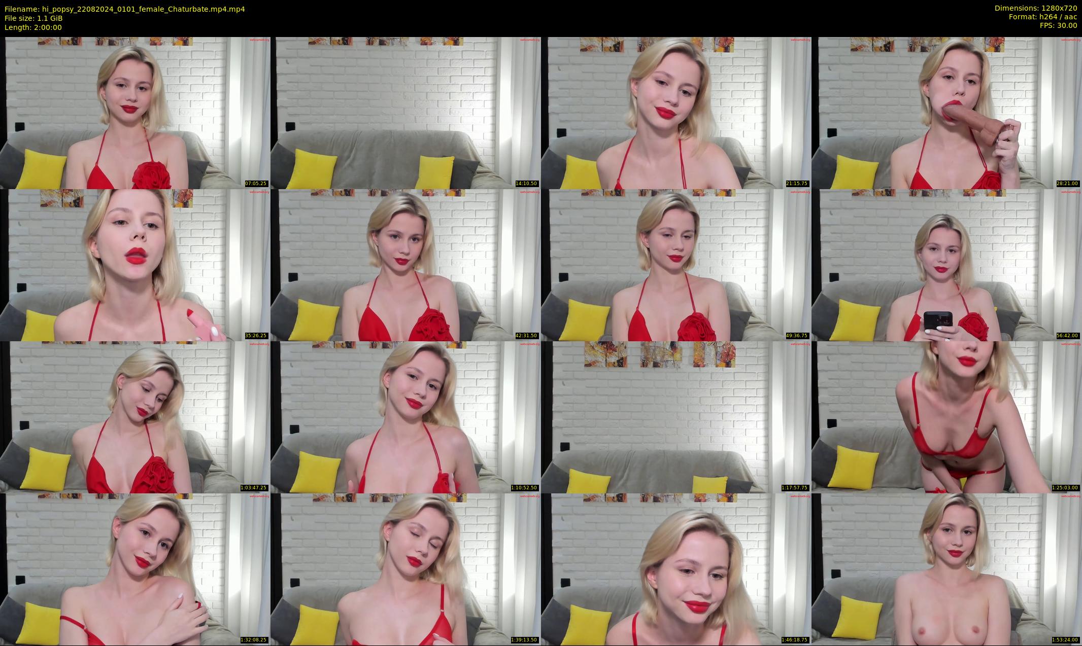 hi_popsy — 120 minute Chaturbate female cam show recording, 720p, Aug 22, 2024