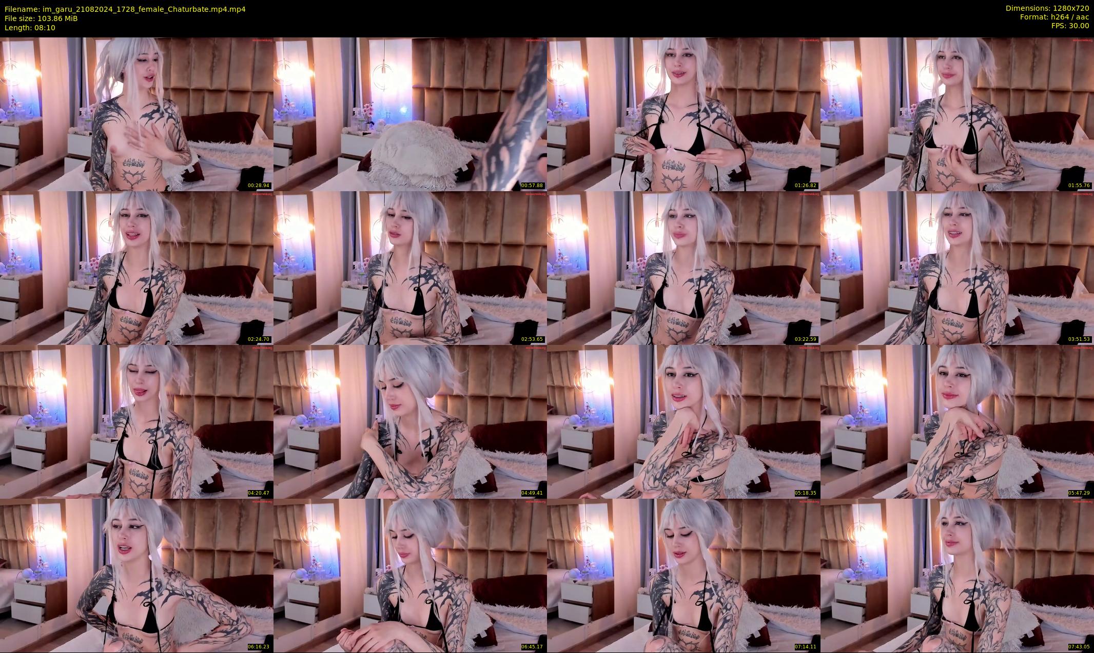im_garu — 9 minute Chaturbate female cam show recording, 720p, Aug 21, 2024