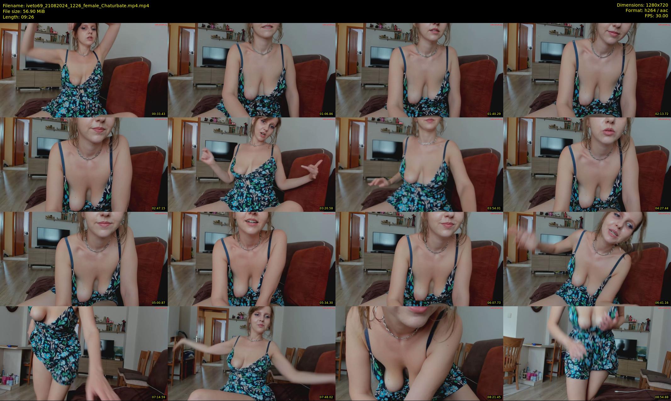 iveto69 — 10 minute Chaturbate female cam show recording, 720p, Aug 21, 2024