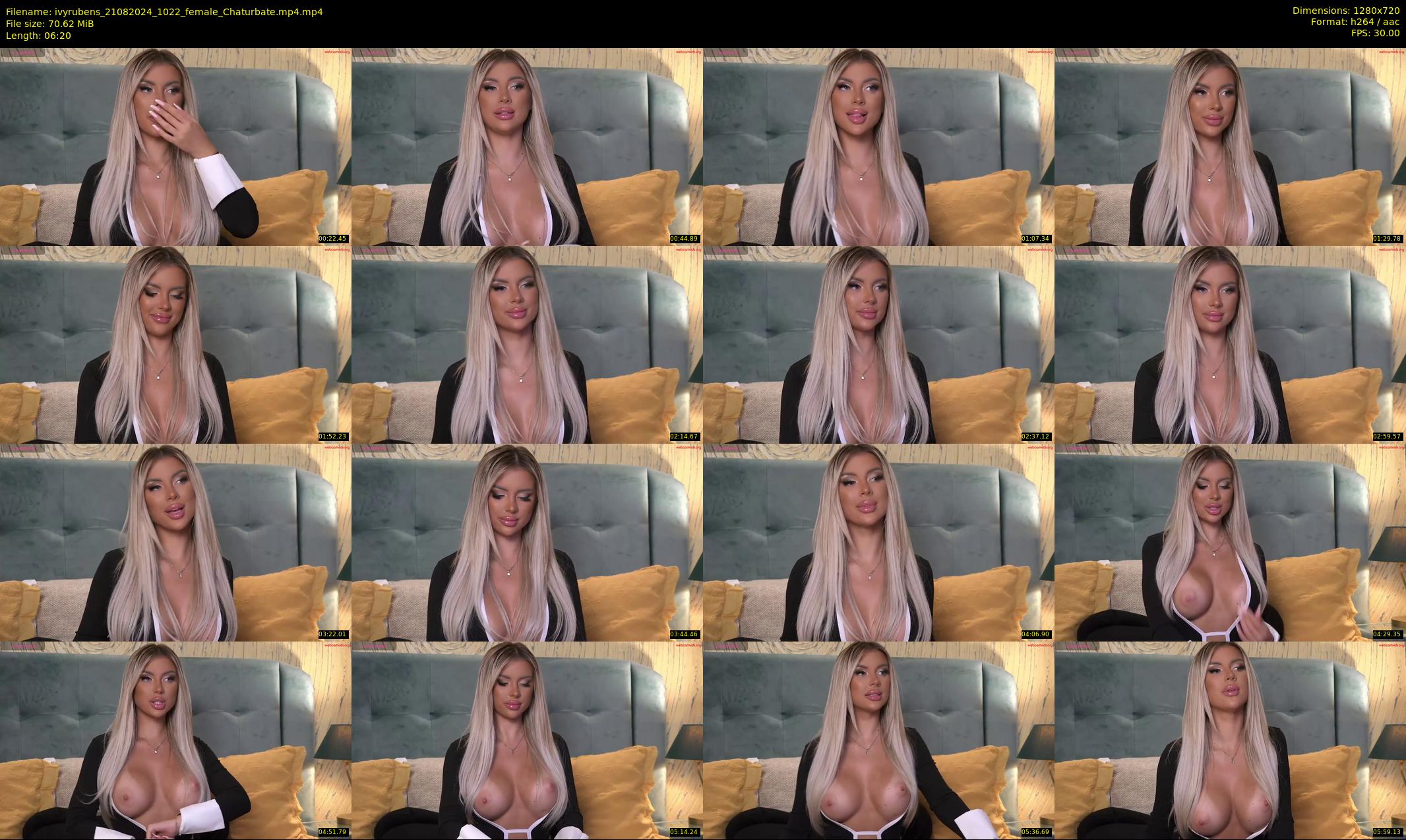 ivyrubens — 7 minute Chaturbate female cam show recording, 720p, Aug 21, 2024
