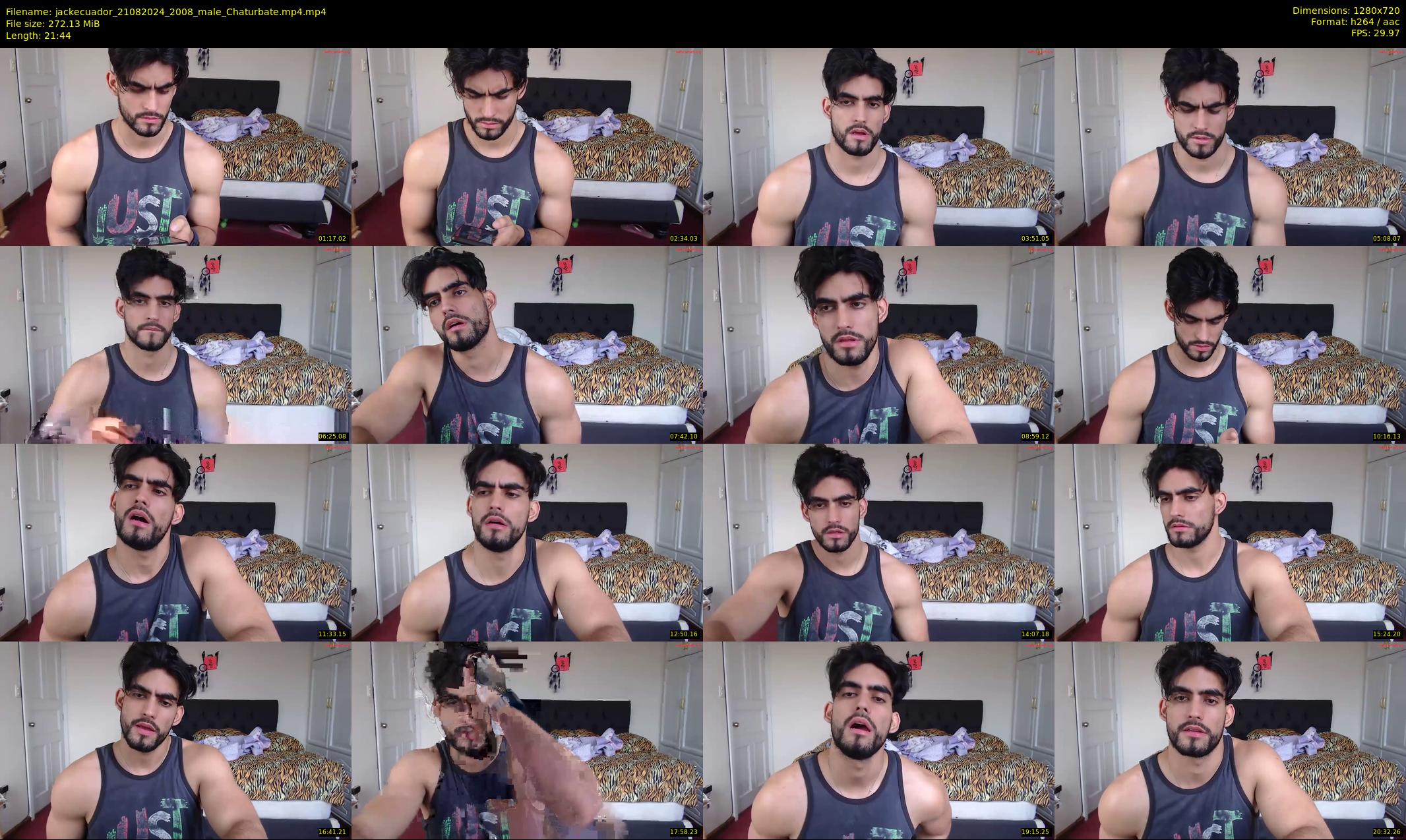 jackecuador — 22 minute Chaturbate male cam show recording, 720p, Aug 21, 2024