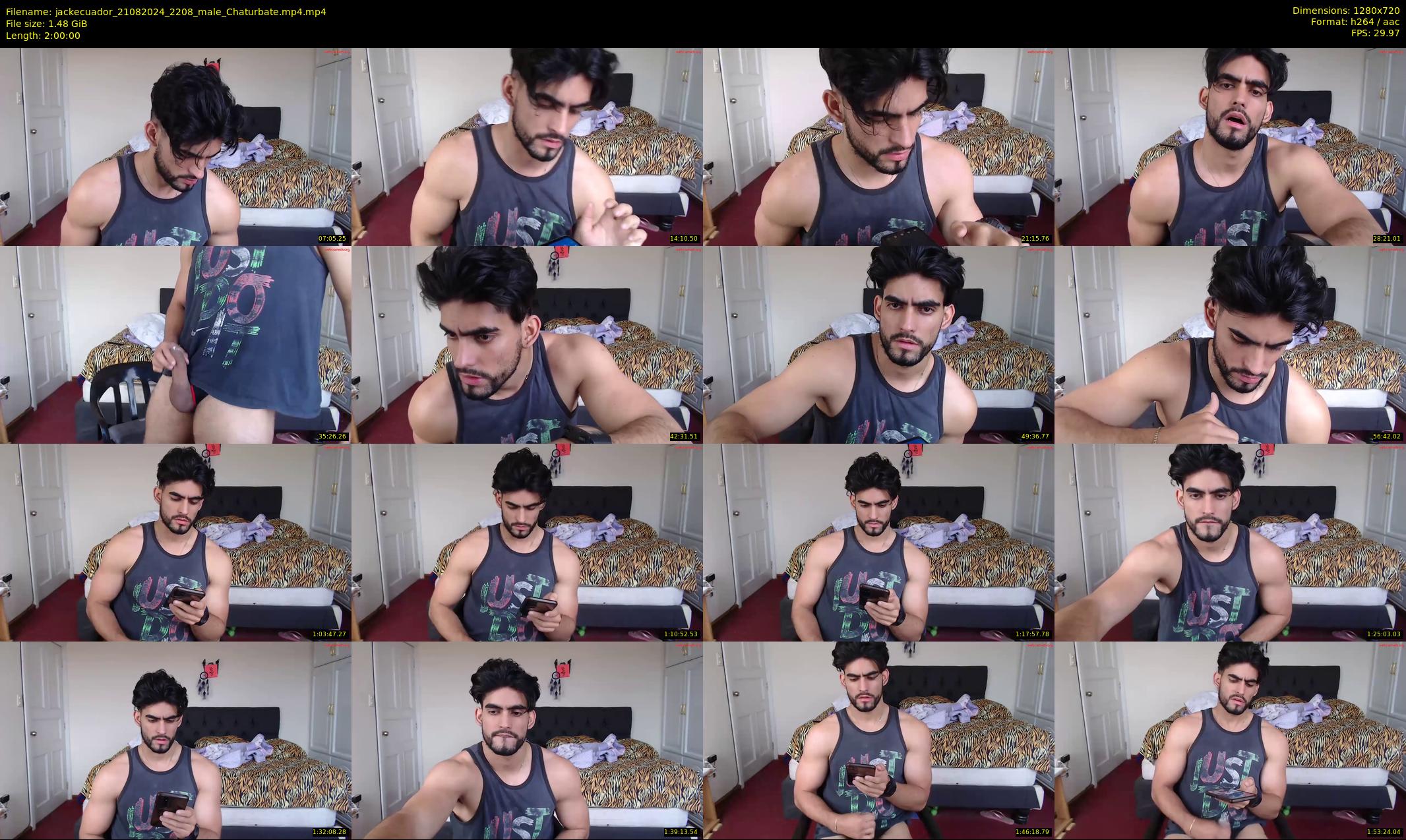 jackecuador — 120 minute Chaturbate male cam show recording, 720p, Aug 21, 2024