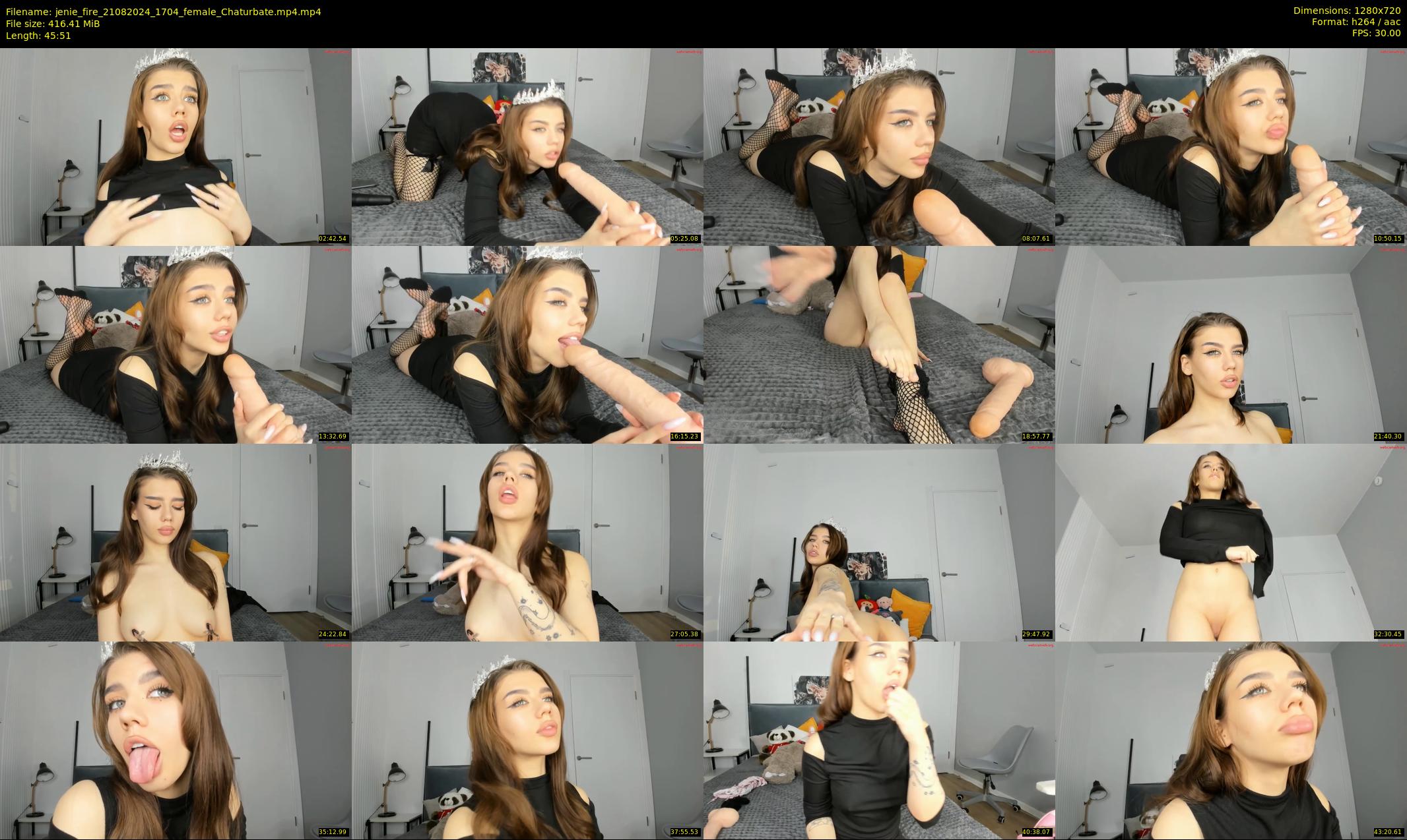 jenie_fire — 46 minute Chaturbate female cam show recording, 720p, Aug 21, 2024