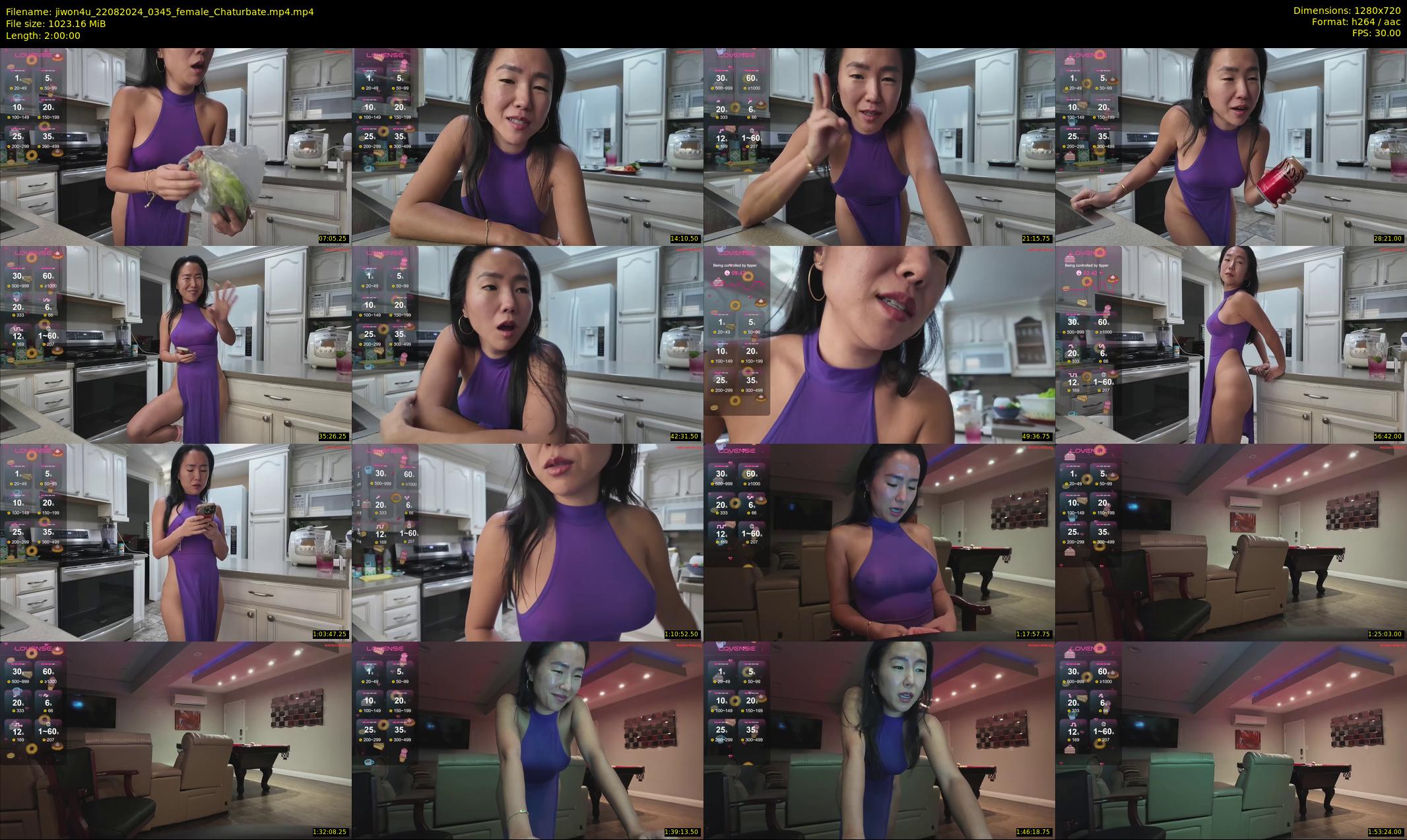 jiwon4u — 120 minute Chaturbate female cam show recording, 720p, Aug 22, 2024