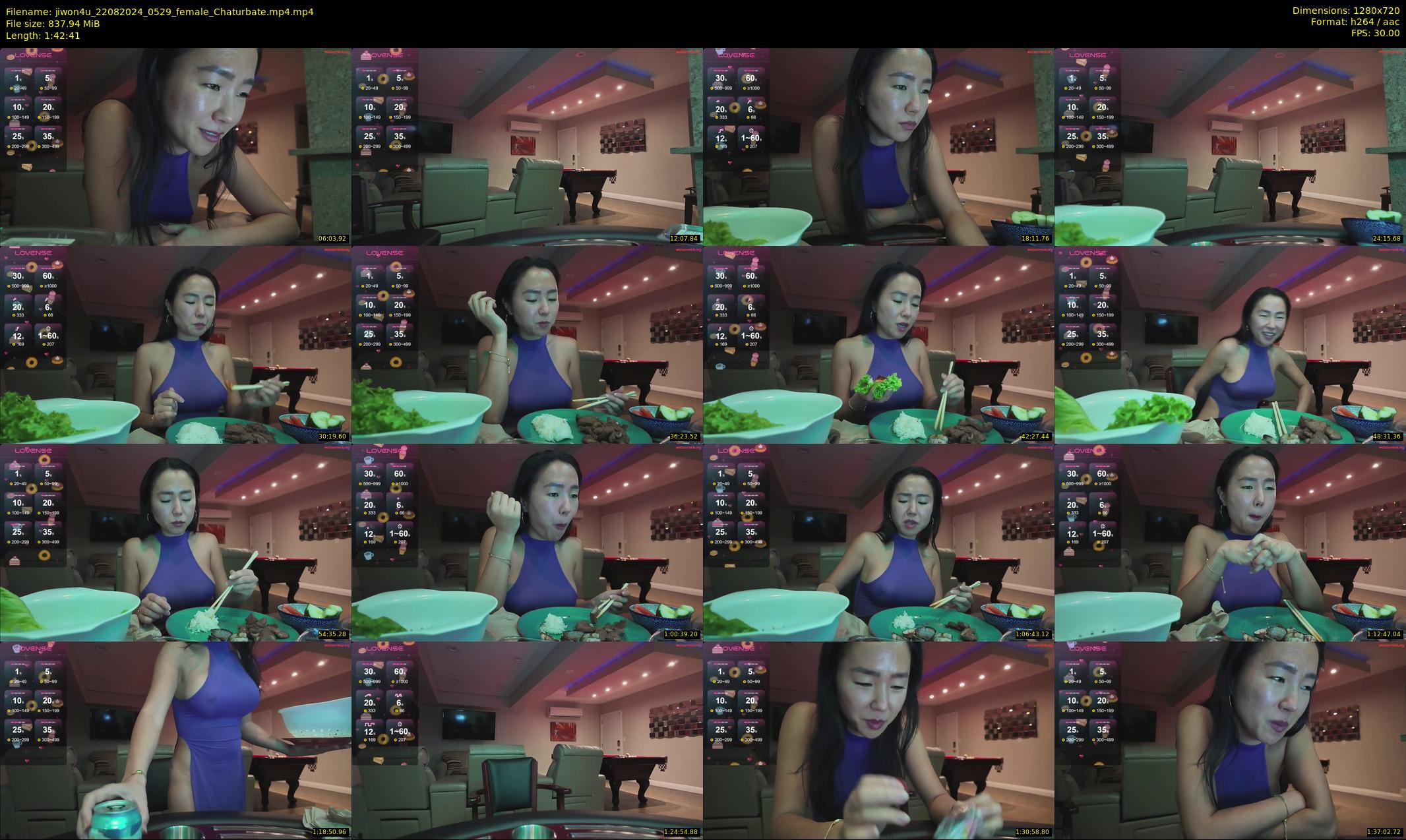 jiwon4u — 103 minute Chaturbate female cam show recording, 720p, Aug 22, 2024