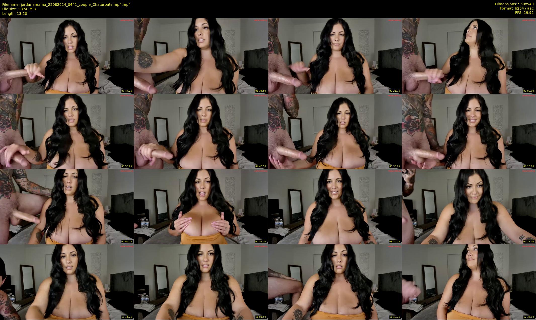 jordanamama — 14 minute Chaturbate couple cam show recording, 480p, Aug 22, 2024