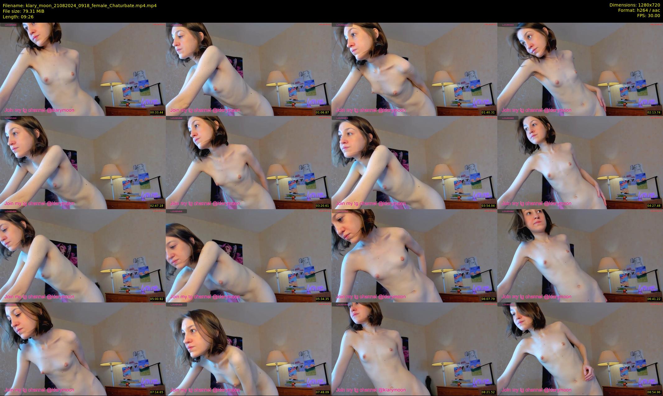 klary_moon — 10 minute Chaturbate female cam show recording, 720p, Aug 21, 2024
