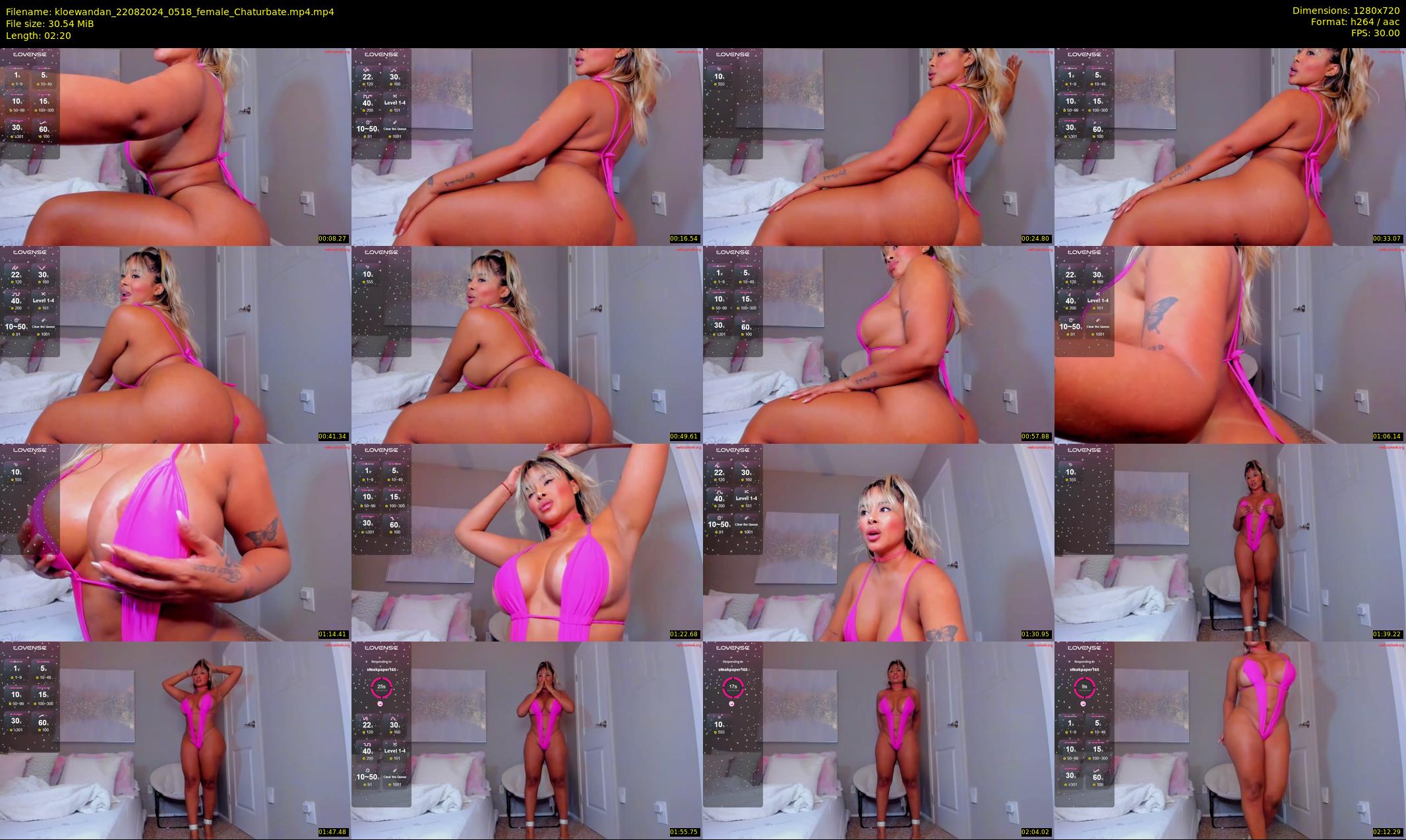 kloewandan — 3 minute Chaturbate female cam show recording, 720p, Aug 22, 2024