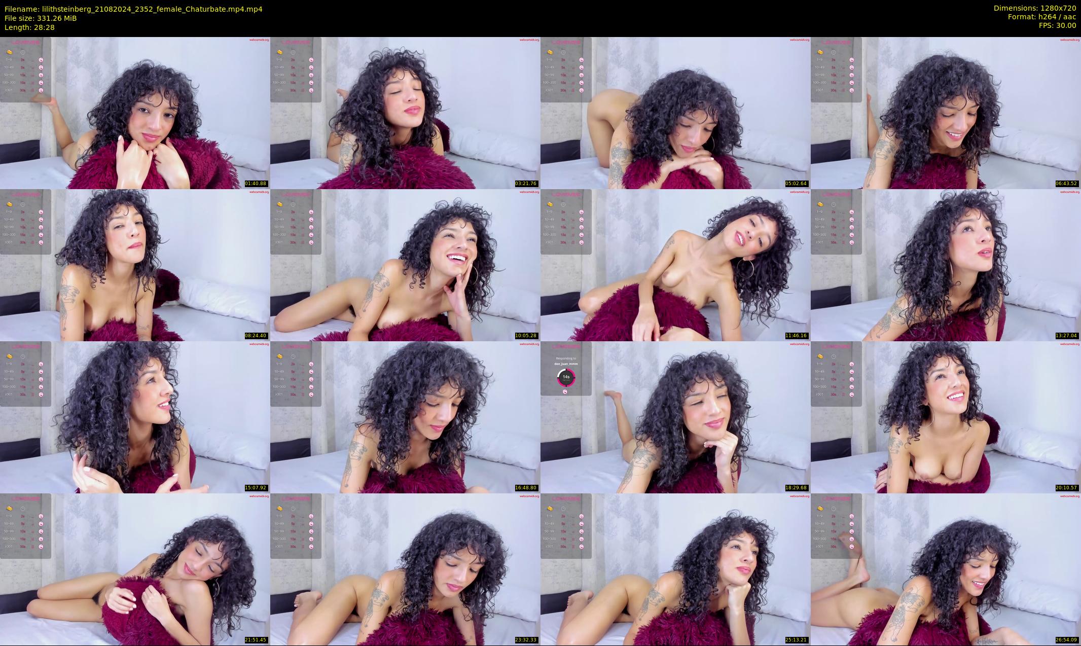 lilithsteinberg — 29 minute Chaturbate female cam show recording, 720p, Aug 21, 2024