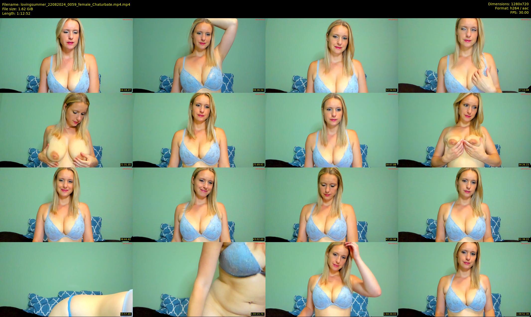 lovingsummer — 73 minute Chaturbate female cam show recording, 720p, Aug 22, 2024