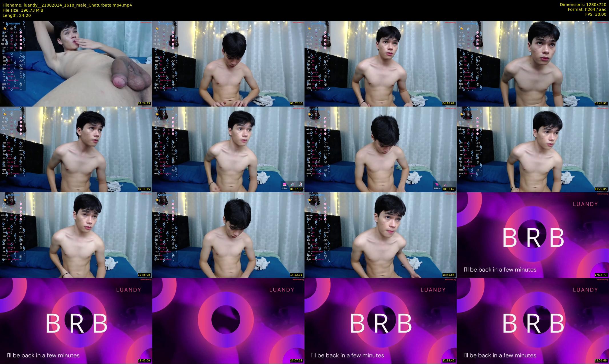 luandy_ — 25 minute Chaturbate male cam show recording, 720p, Aug 21, 2024