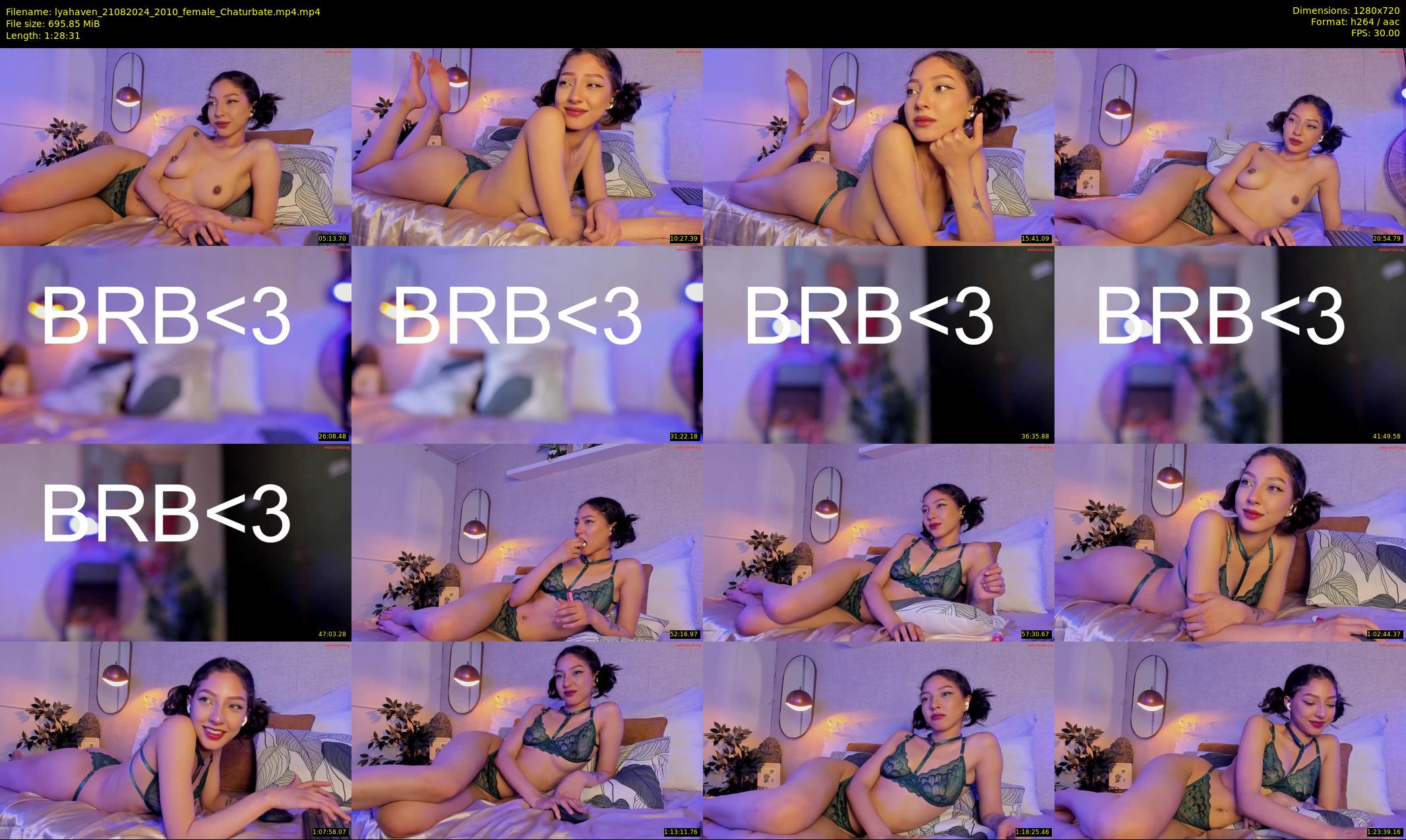 lyahaven — 89 minute Chaturbate female cam show recording, 720p, Aug 21, 2024