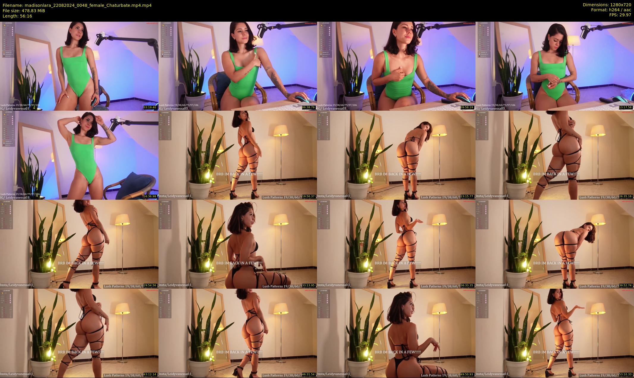 madisonlara — 57 minute Chaturbate female cam show recording, 720p, Aug 22, 2024