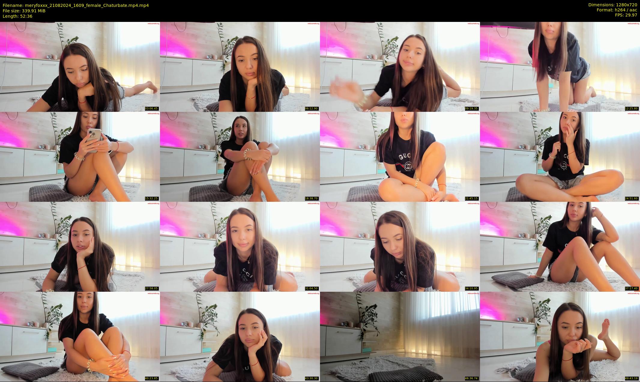meryfoxxx — 53 minute Chaturbate female cam show recording, 720p, Aug 21, 2024