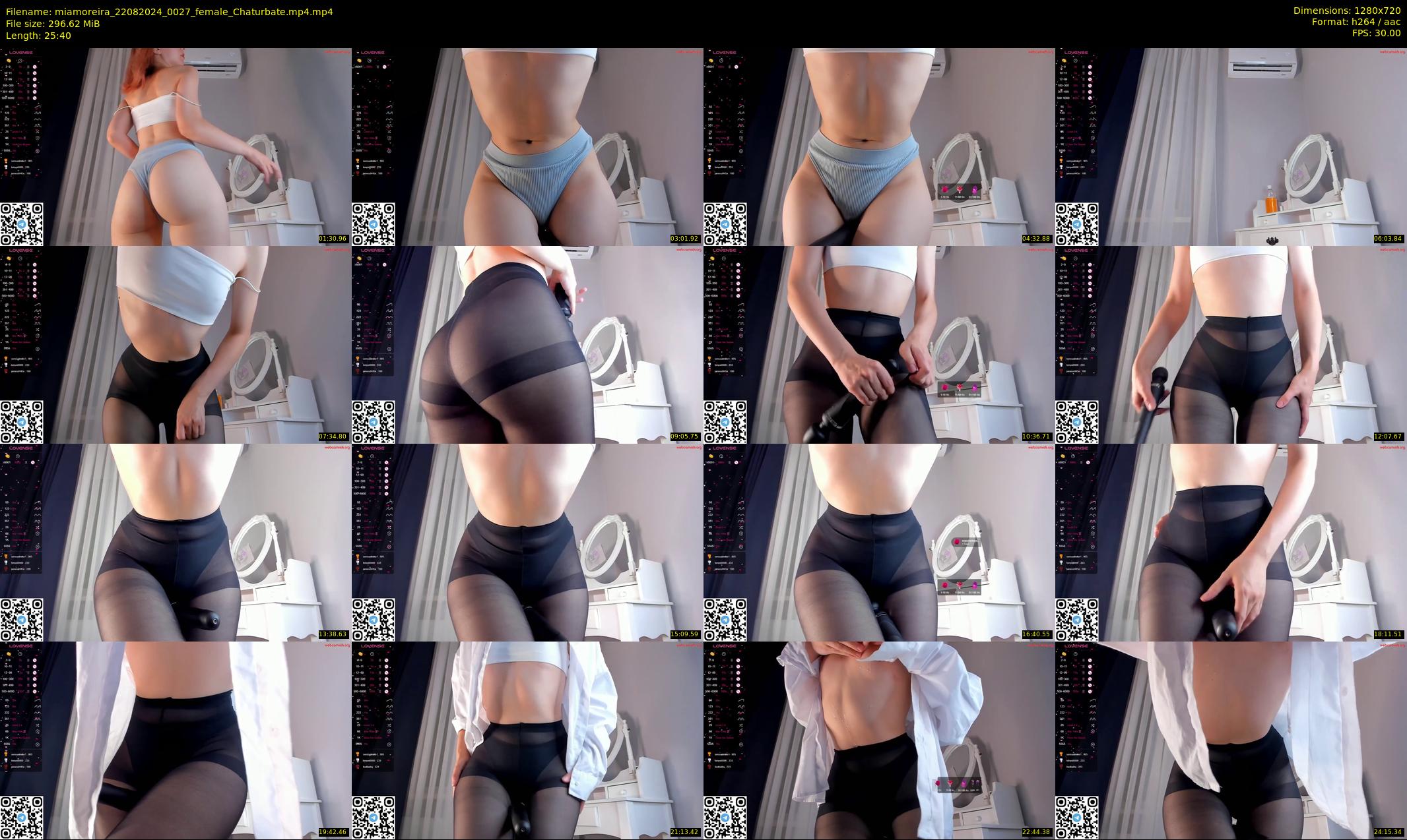 miamoreira — 26 minute Chaturbate female cam show recording, 720p, Aug 22, 2024
