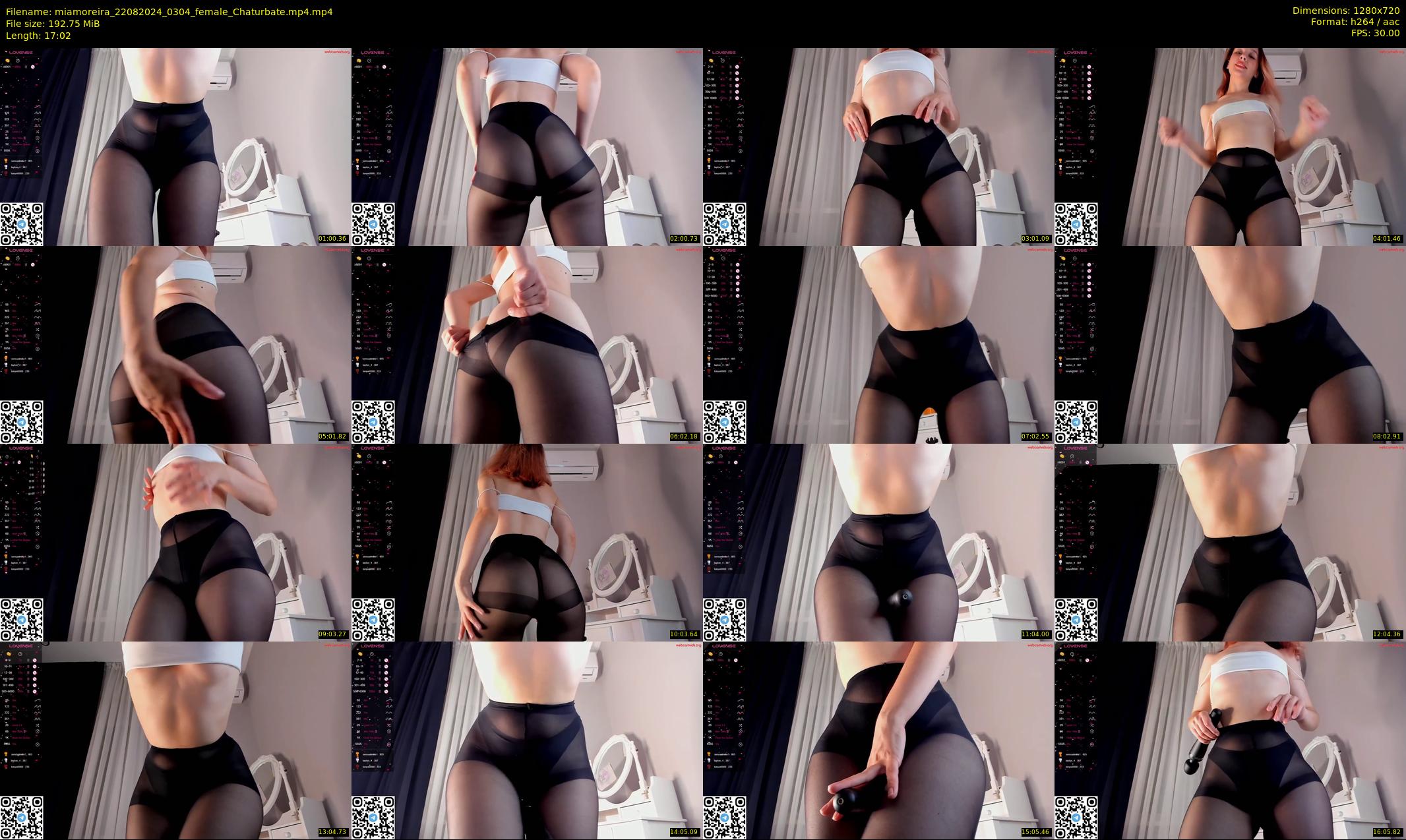 miamoreira — 18 minute Chaturbate female cam show recording, 720p, Aug 22, 2024