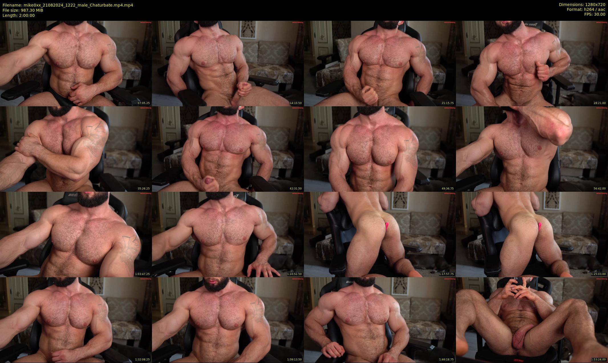 mike0xx — 120 minute Chaturbate male cam show recording, 720p, Aug 21, 2024