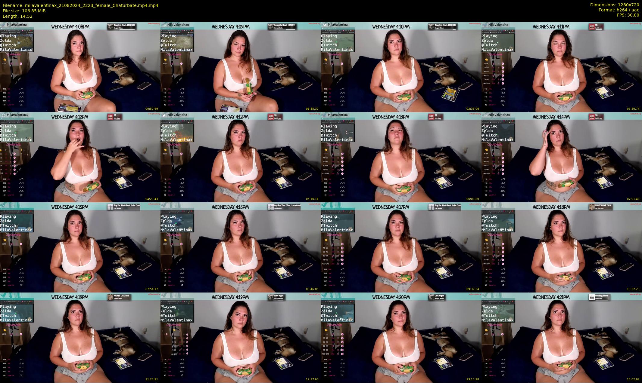milavalentinax — 15 minute Chaturbate female cam show recording, 720p, Aug 21, 2024