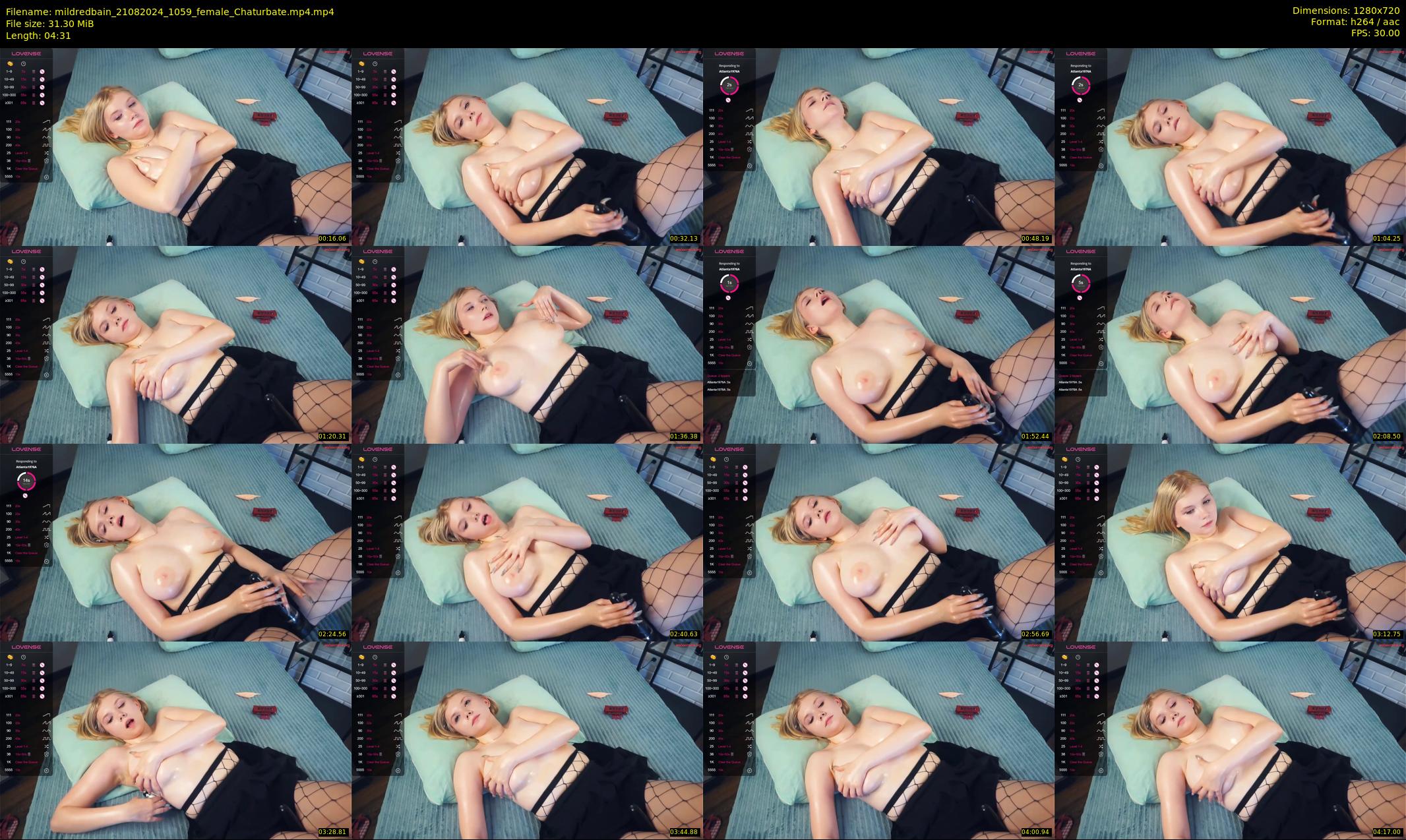 mildredbain — 5 minute Chaturbate female cam show recording, 720p, Aug 21, 2024