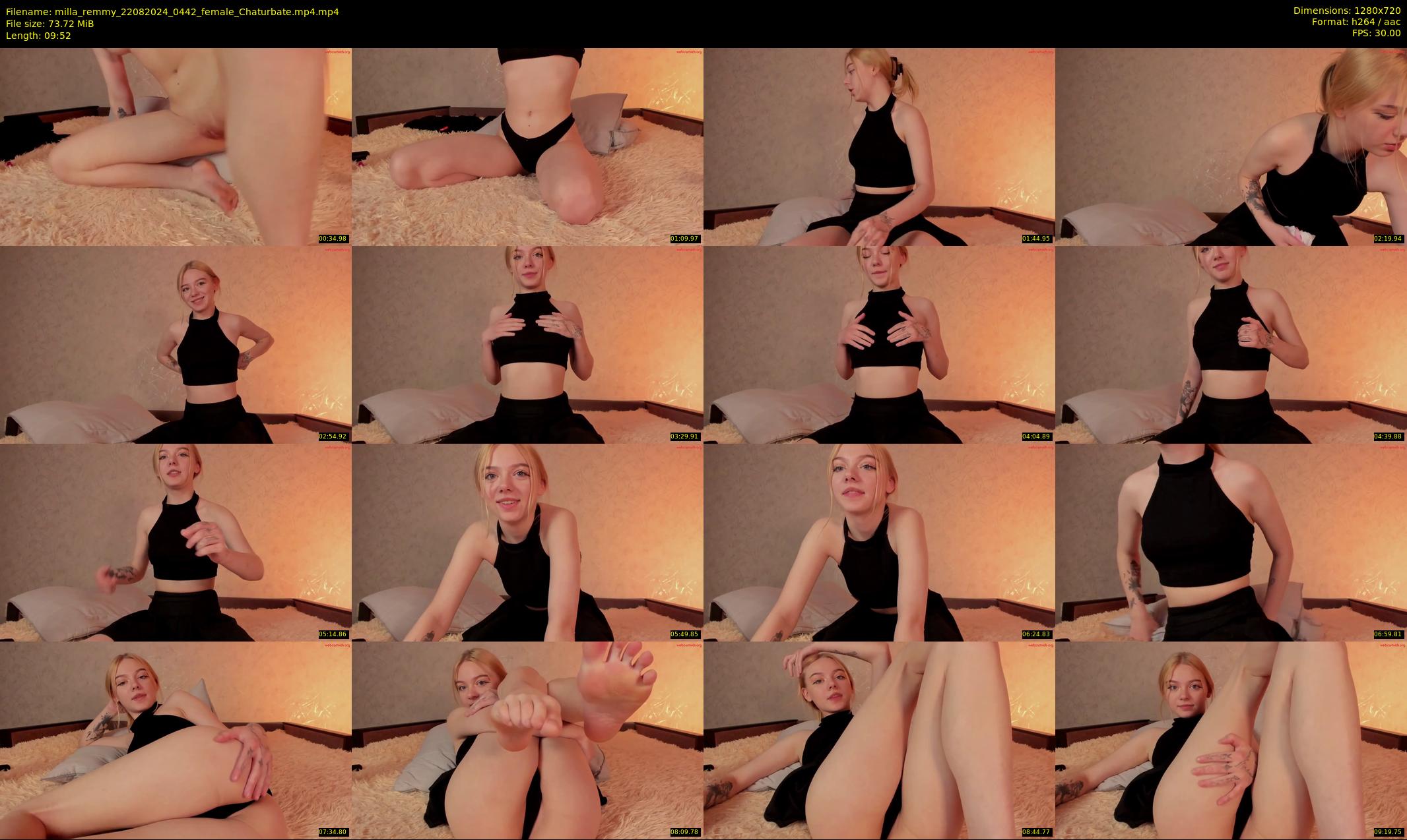 milla_remmy — 10 minute Chaturbate female cam show recording, 720p, Aug 22, 2024