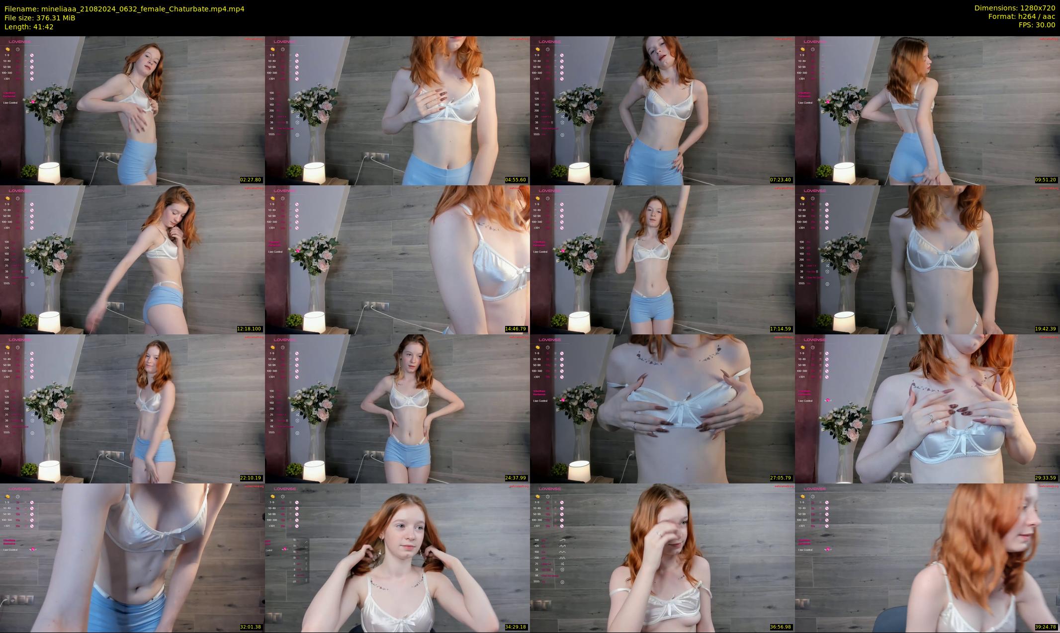 mineliaaa — 42 minute Chaturbate female cam show recording, 720p, Aug 21, 2024