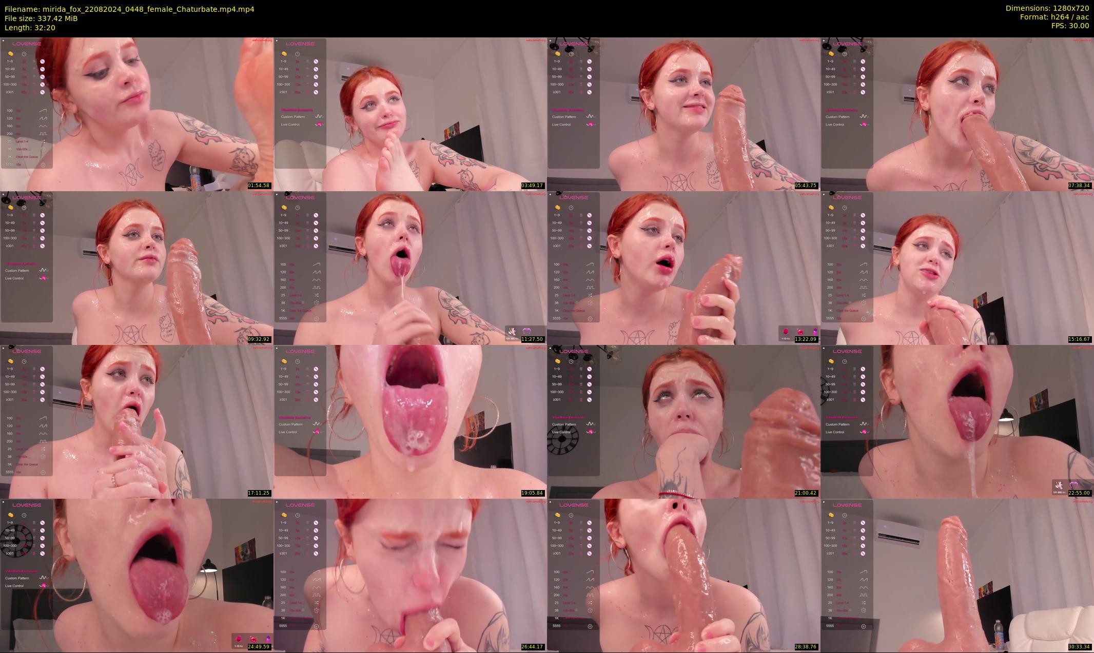 mirida_fox — 33 minute Chaturbate female cam show recording, 720p, Aug 22, 2024