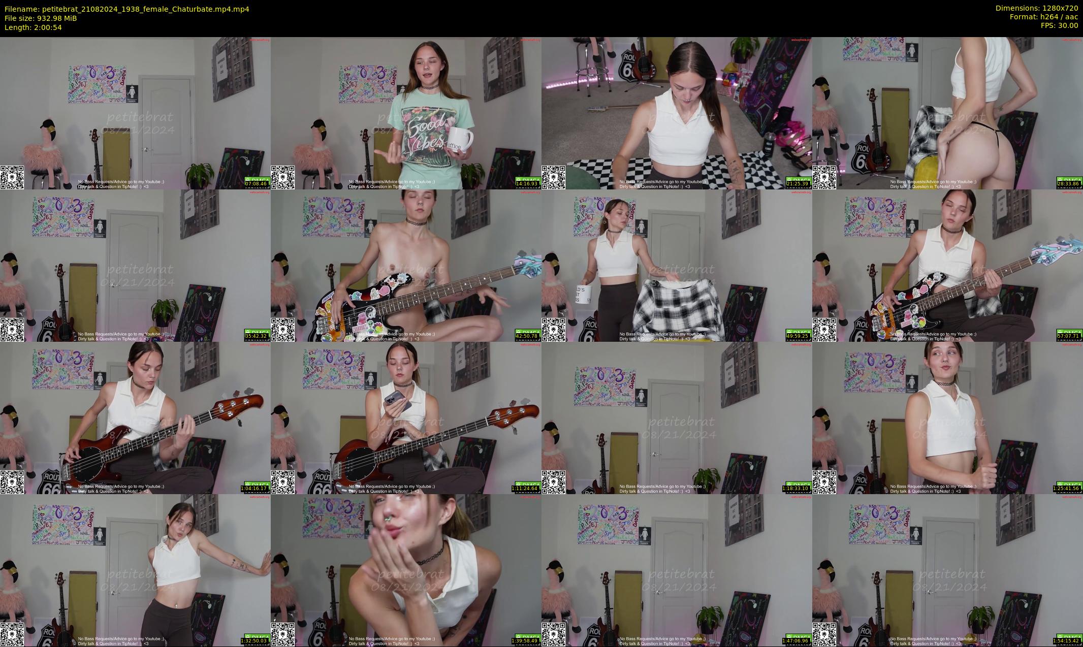 petitebrat — 121 minute Chaturbate female cam show recording, 720p, Aug 21, 2024
