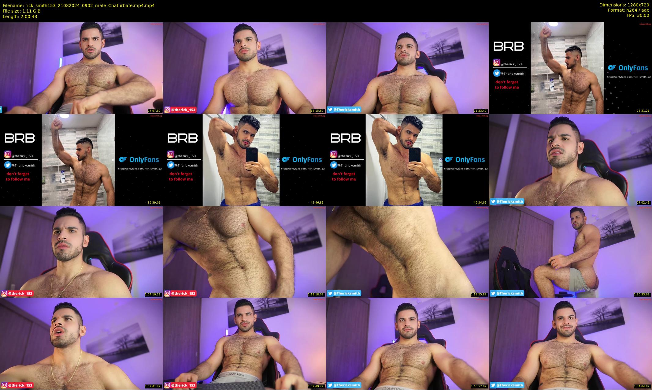rick_smith153 — 121 minute Chaturbate male cam show recording, 720p, Aug 21, 2024