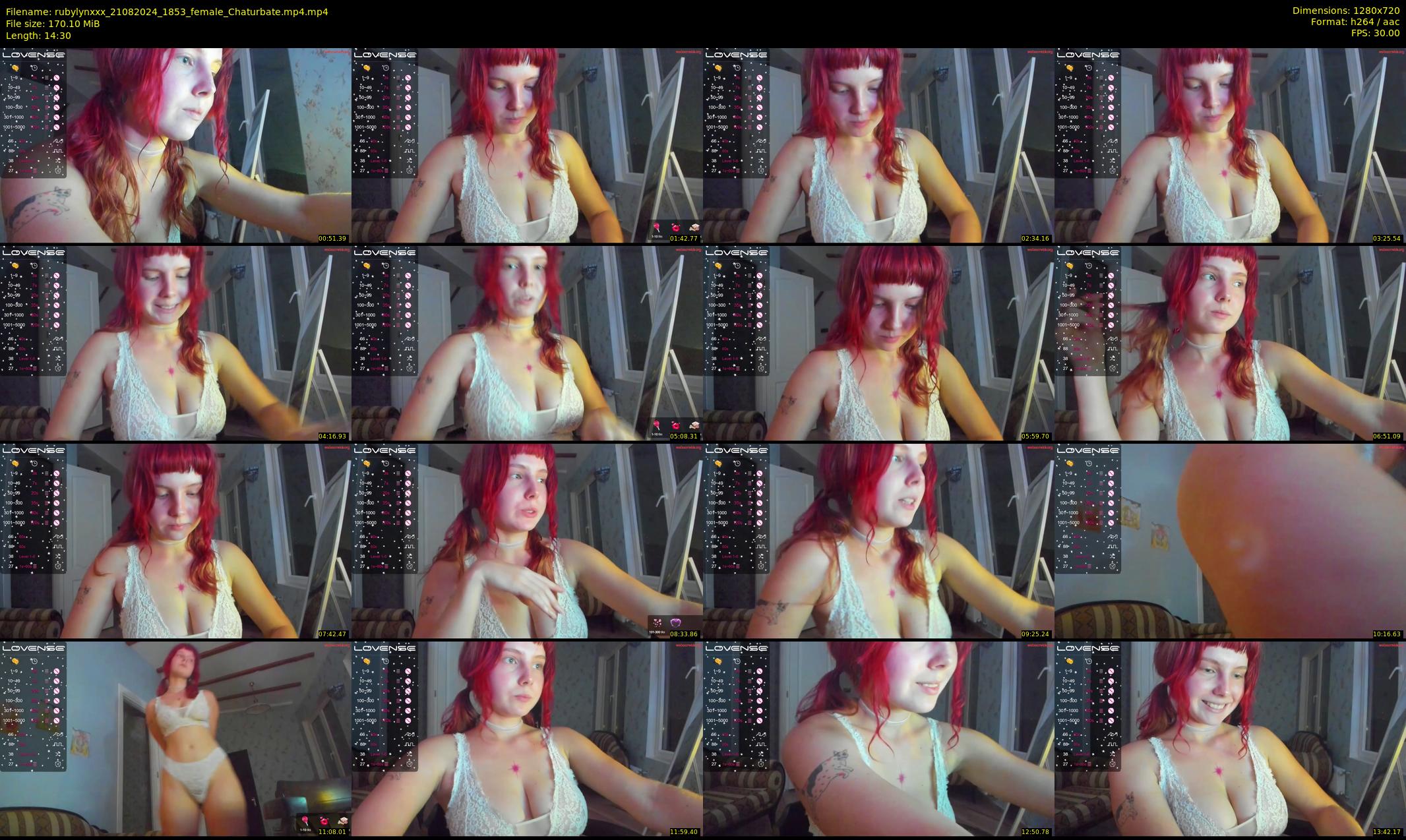 rubylynxxx — 15 minute Chaturbate female cam show recording, 720p, Aug 21, 2024