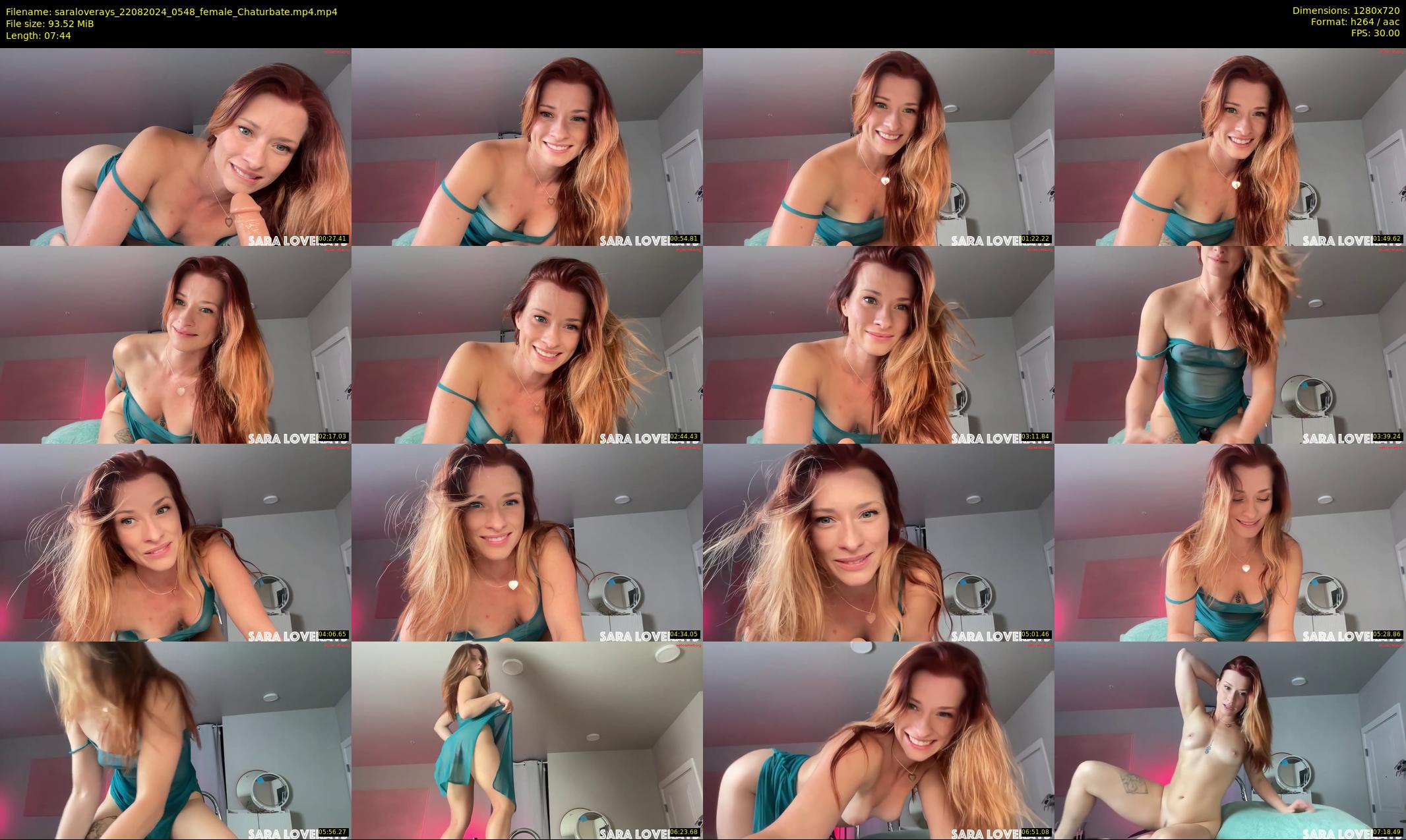 saraloverays — 8 minute Chaturbate female cam show recording, 720p, Aug 22, 2024