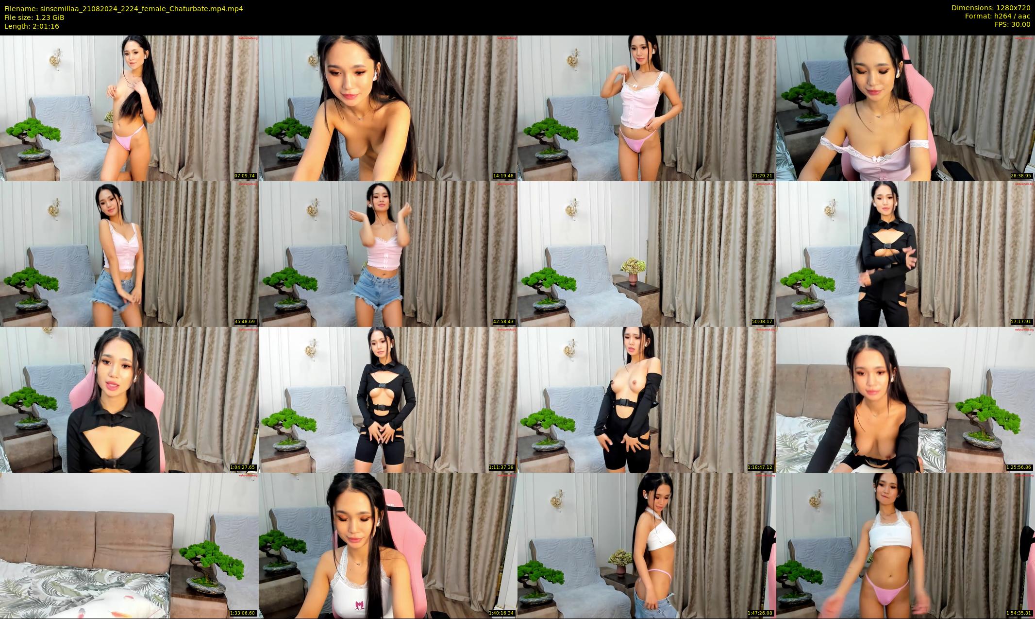 sinsemillaa — 122 minute Chaturbate female cam show recording, 720p, Aug 21, 2024