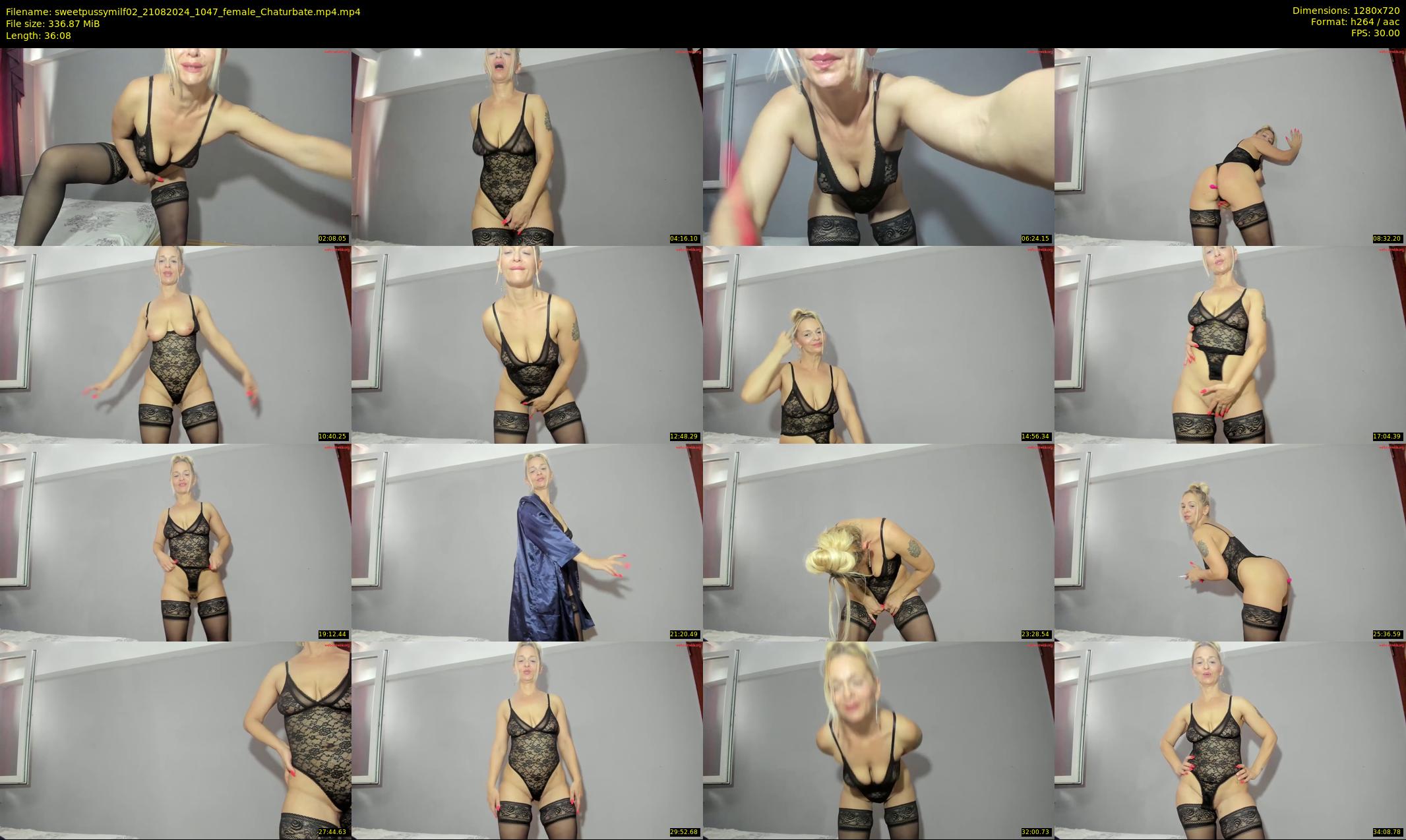 sweetpussymilf02 — 37 minute Chaturbate female cam show recording, 720p, Aug 21, 2024