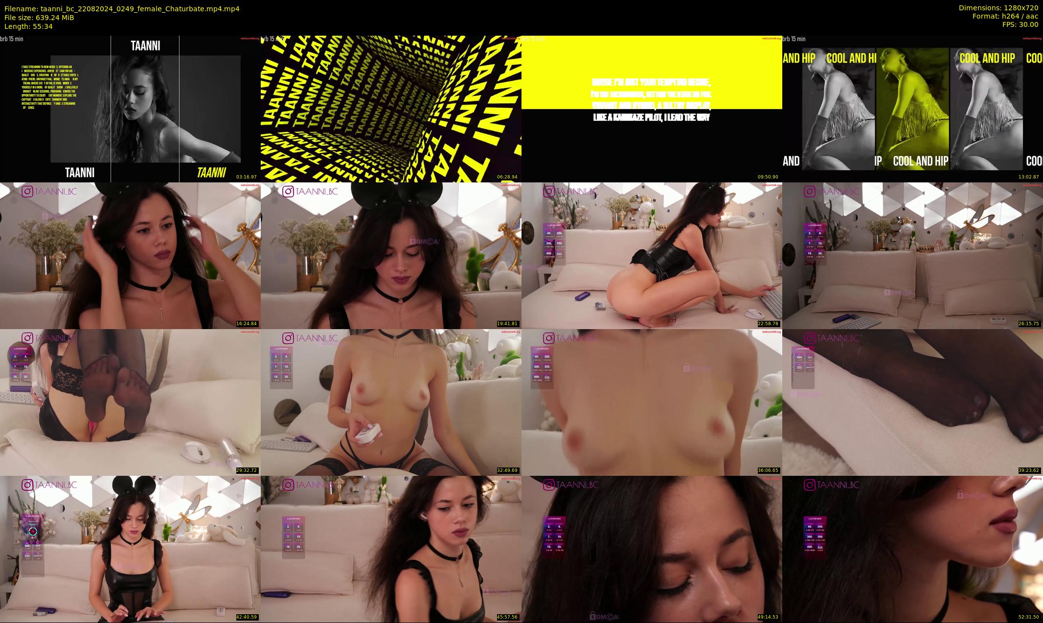 taanni_bc — 56 minute Chaturbate female cam show recording, 720p, Aug 22, 2024